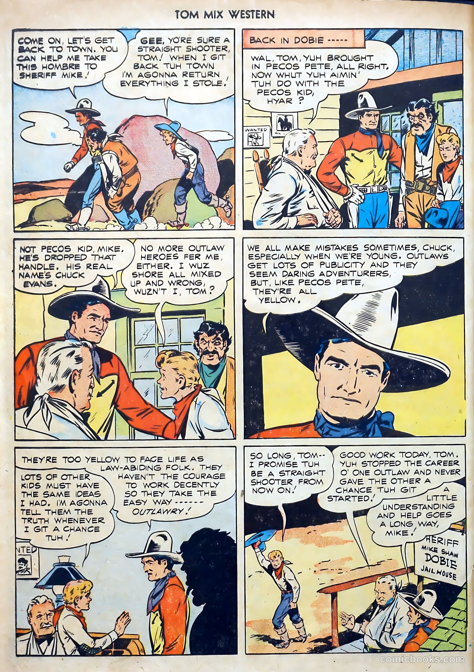 Tom Mix Western #1 — page 48 of 52