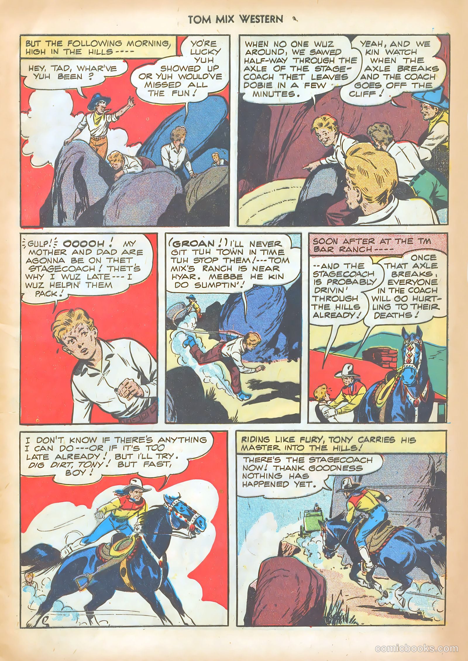 Tom Mix Western #10 — page 9 of 52