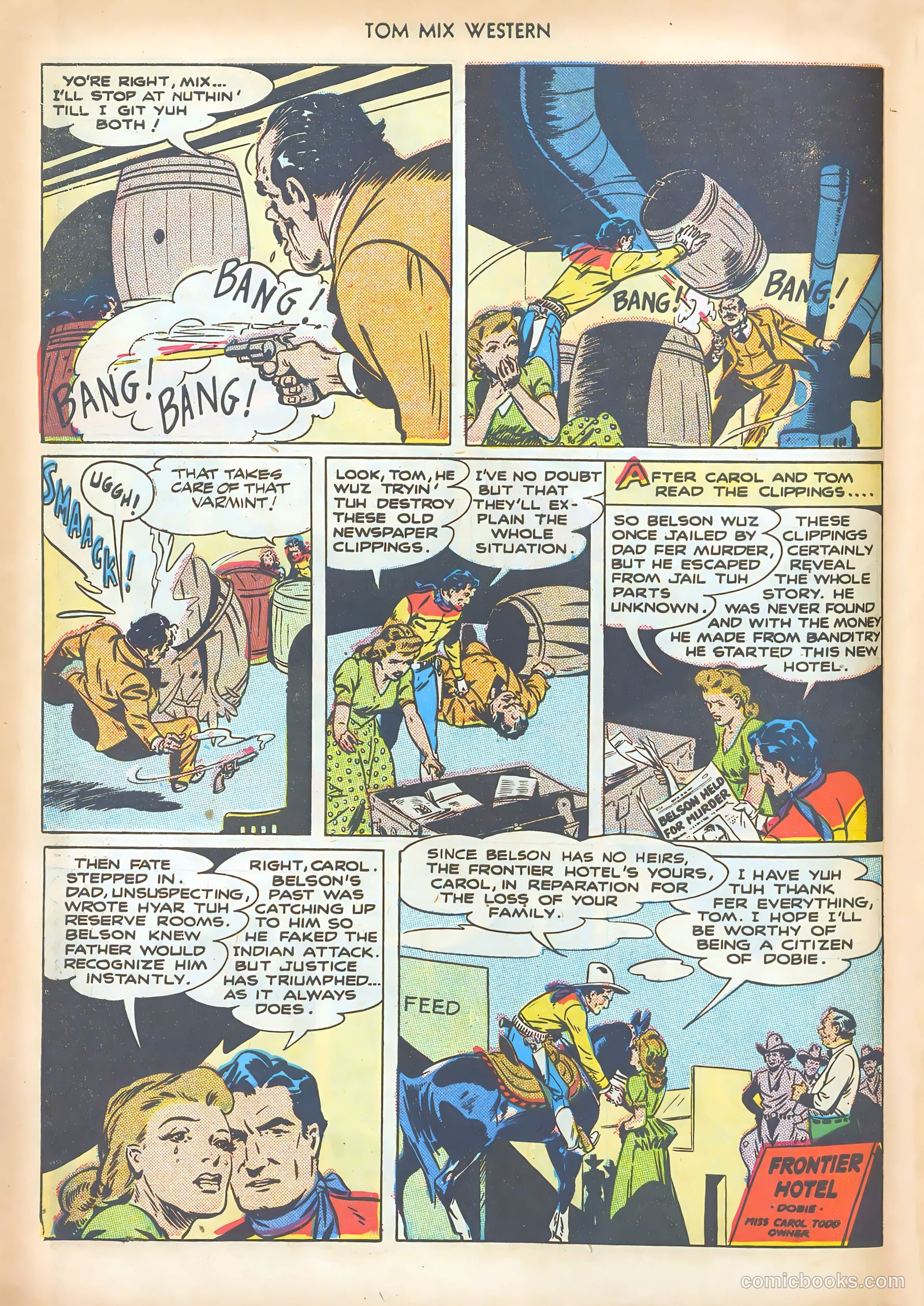 Tom Mix Western #10 — page 22 of 52