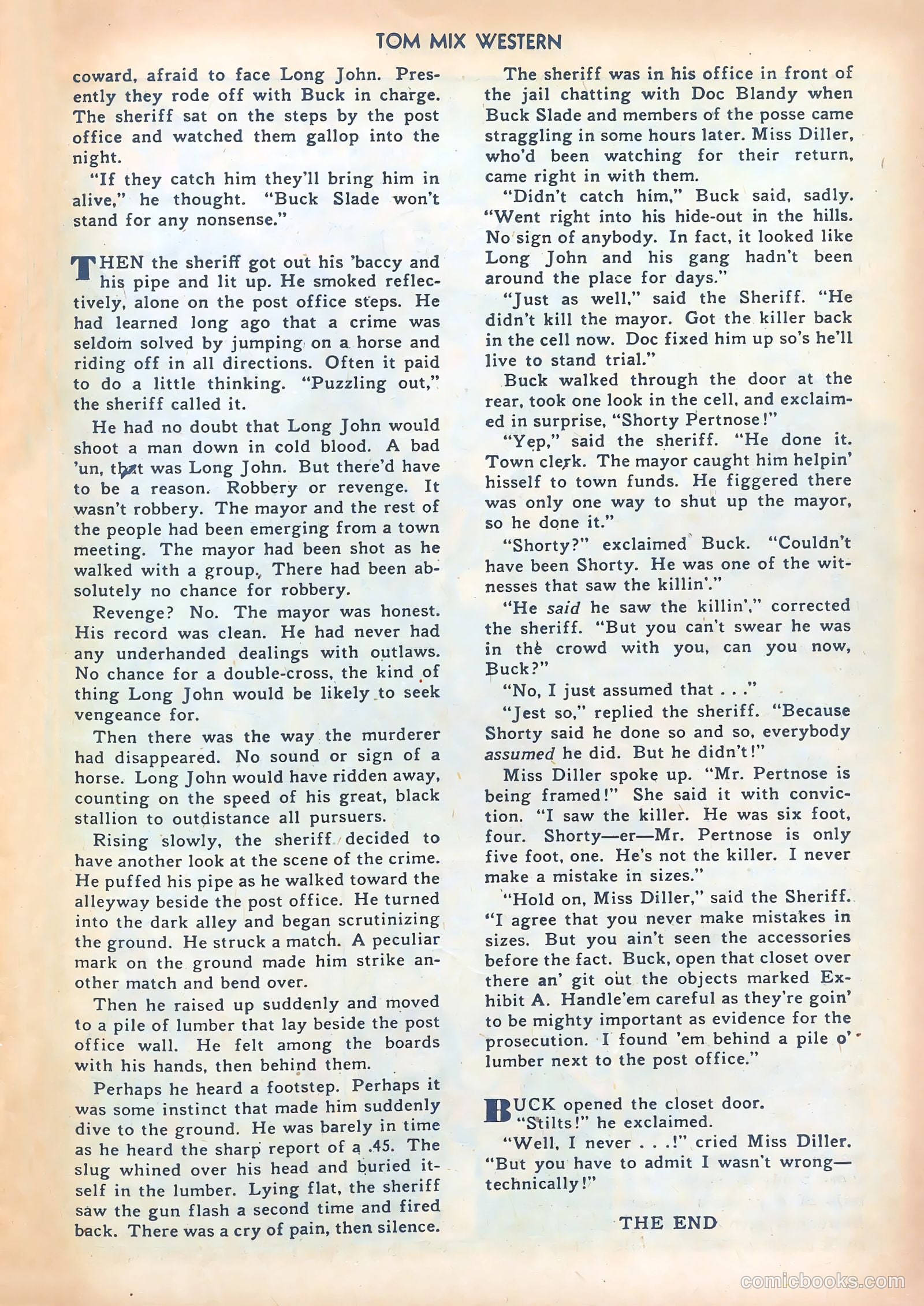 Tom Mix Western #10 — page 25 of 52