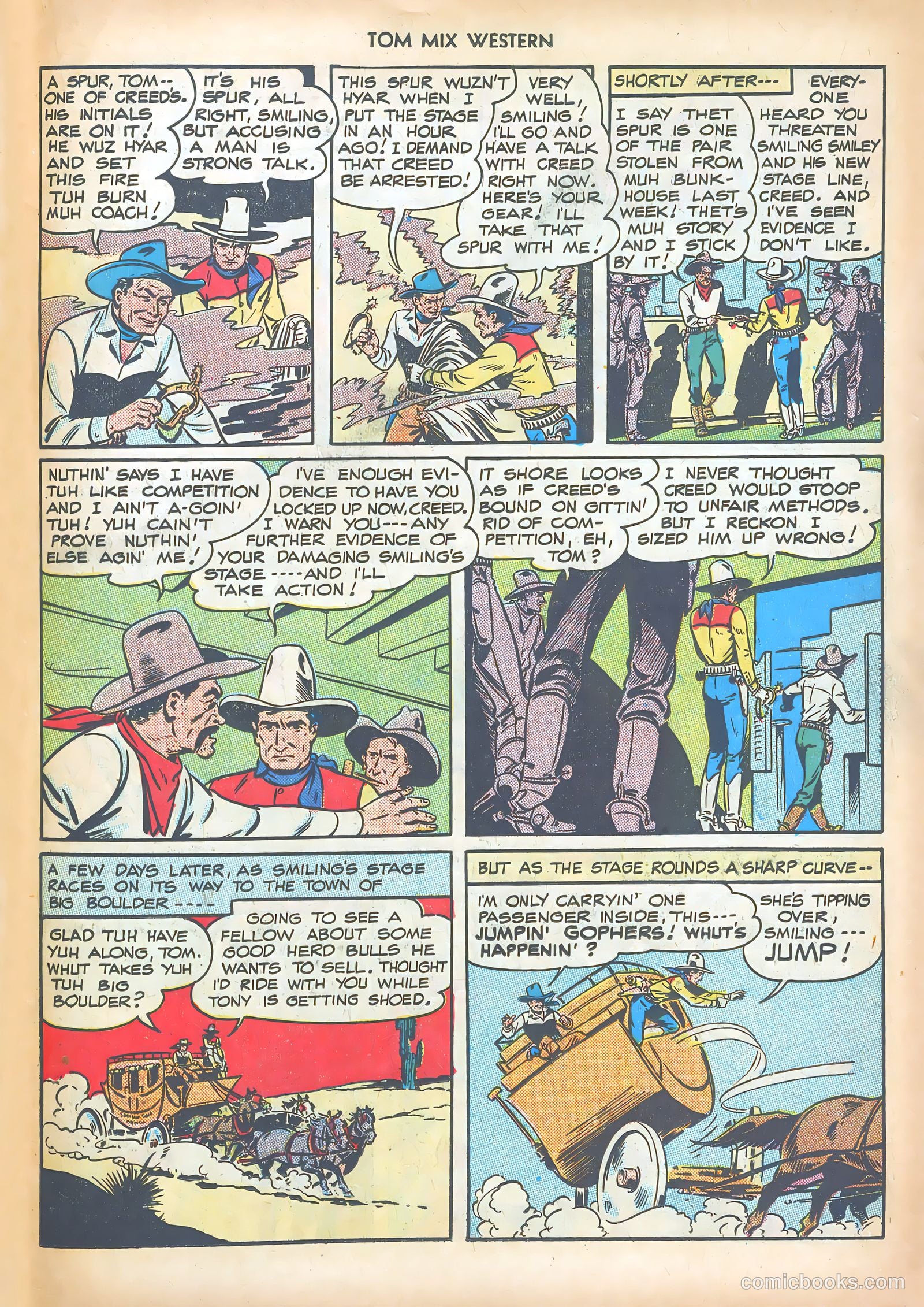 Tom Mix Western #10 — page 35 of 52