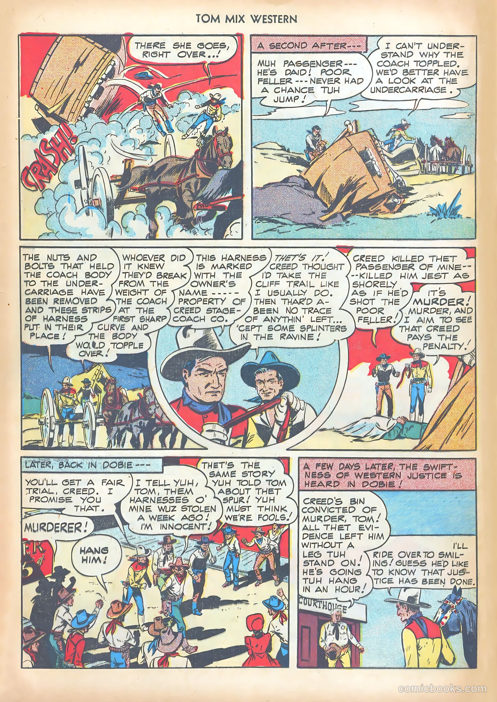 Tom Mix Western #10 — page 36 of 52