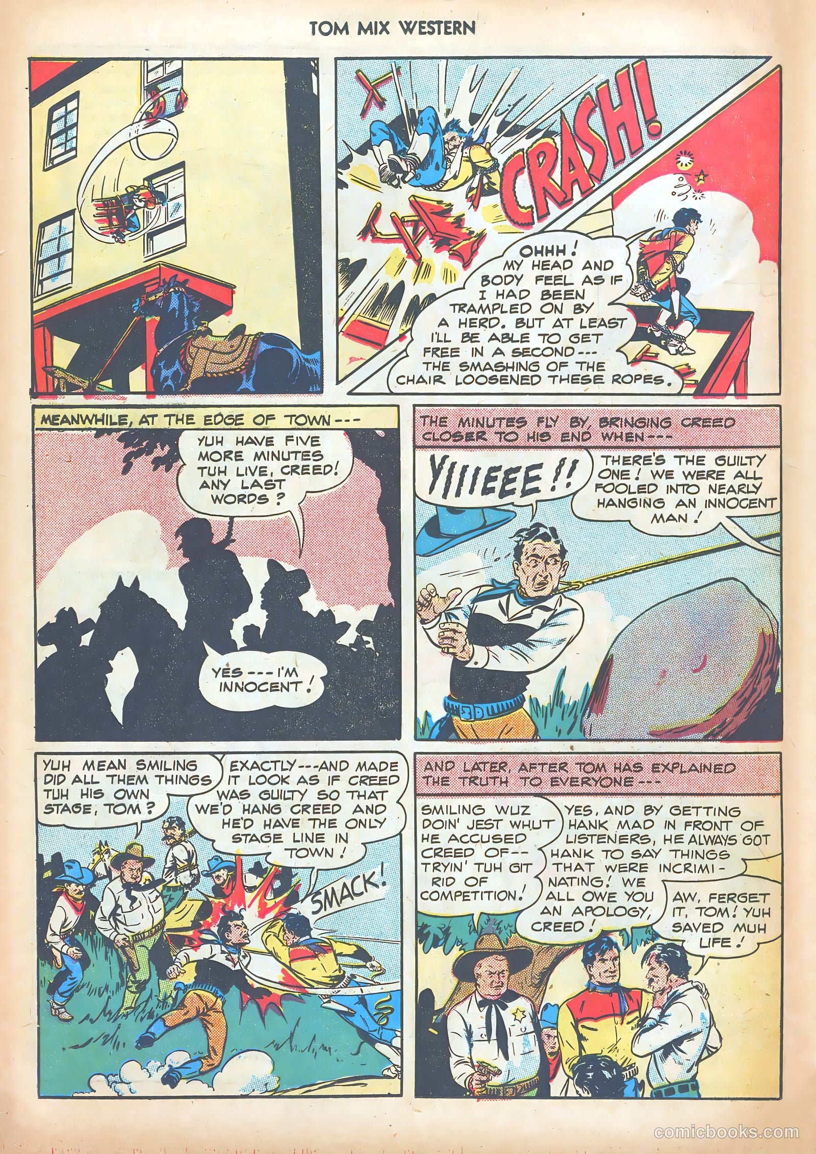 Tom Mix Western #10 — page 38 of 52