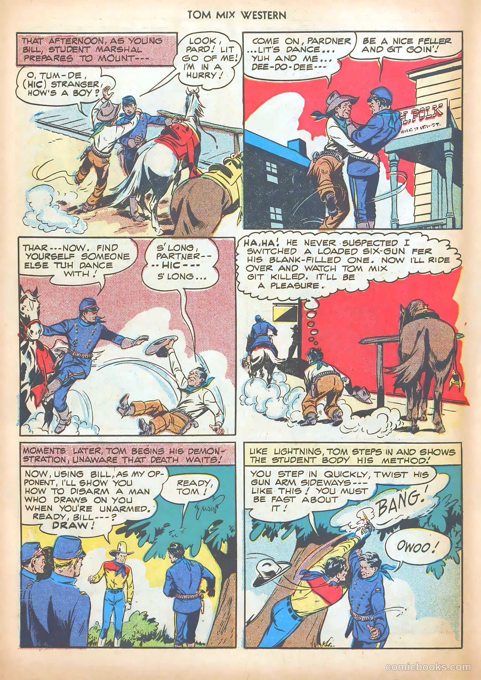 Tom Mix Western #10 — page 46 of 52