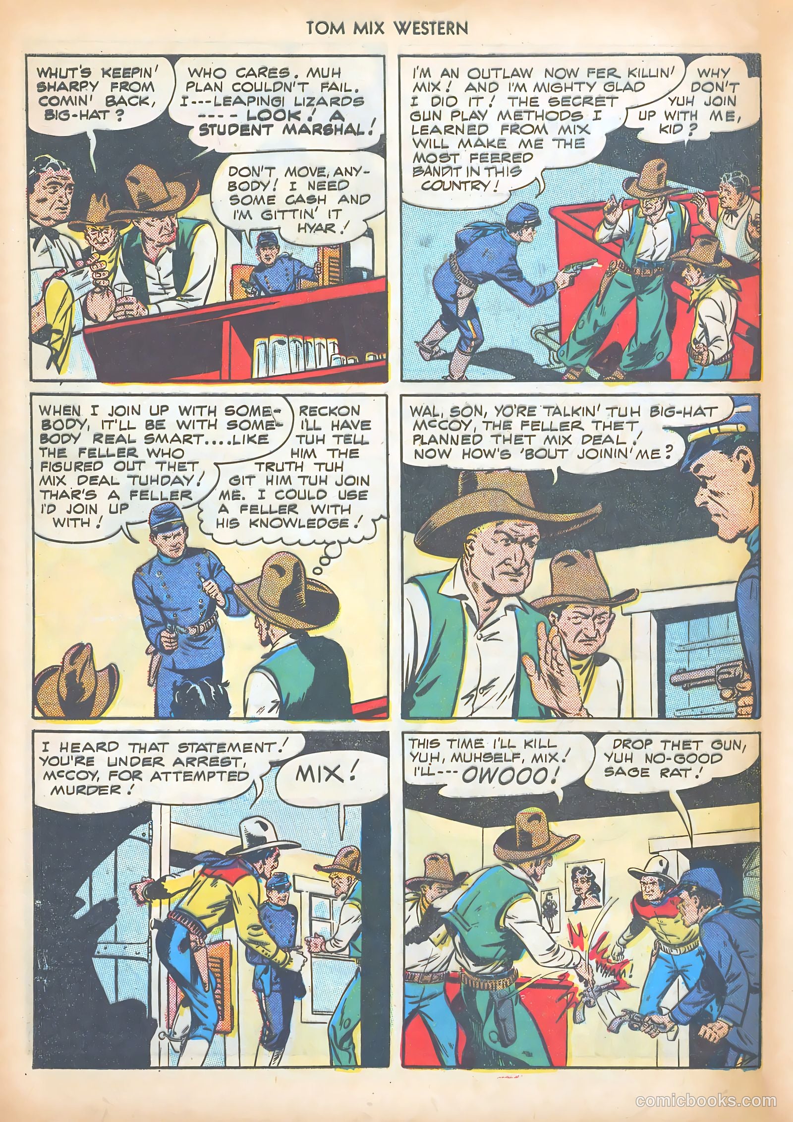 Tom Mix Western #10 — page 48 of 52