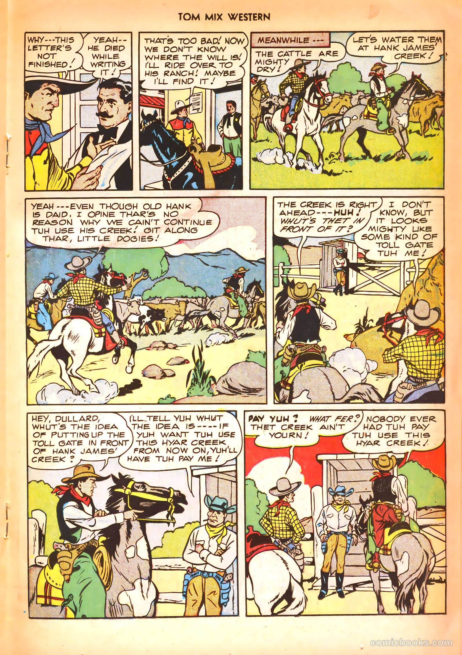 Tom Mix Western #11 — page 27 of 52