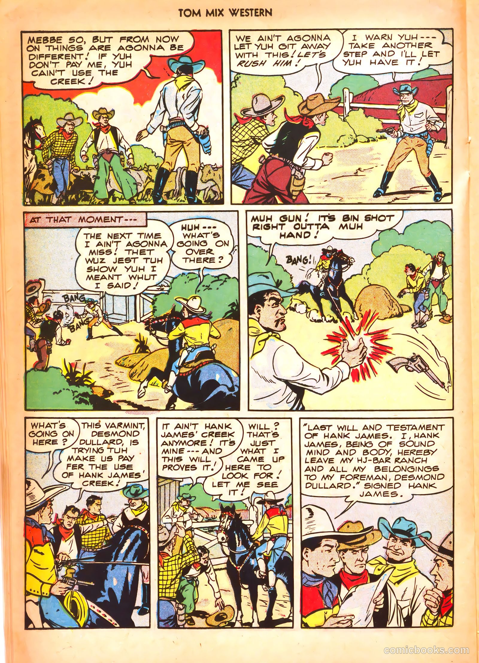 Tom Mix Western #11 — page 28 of 52