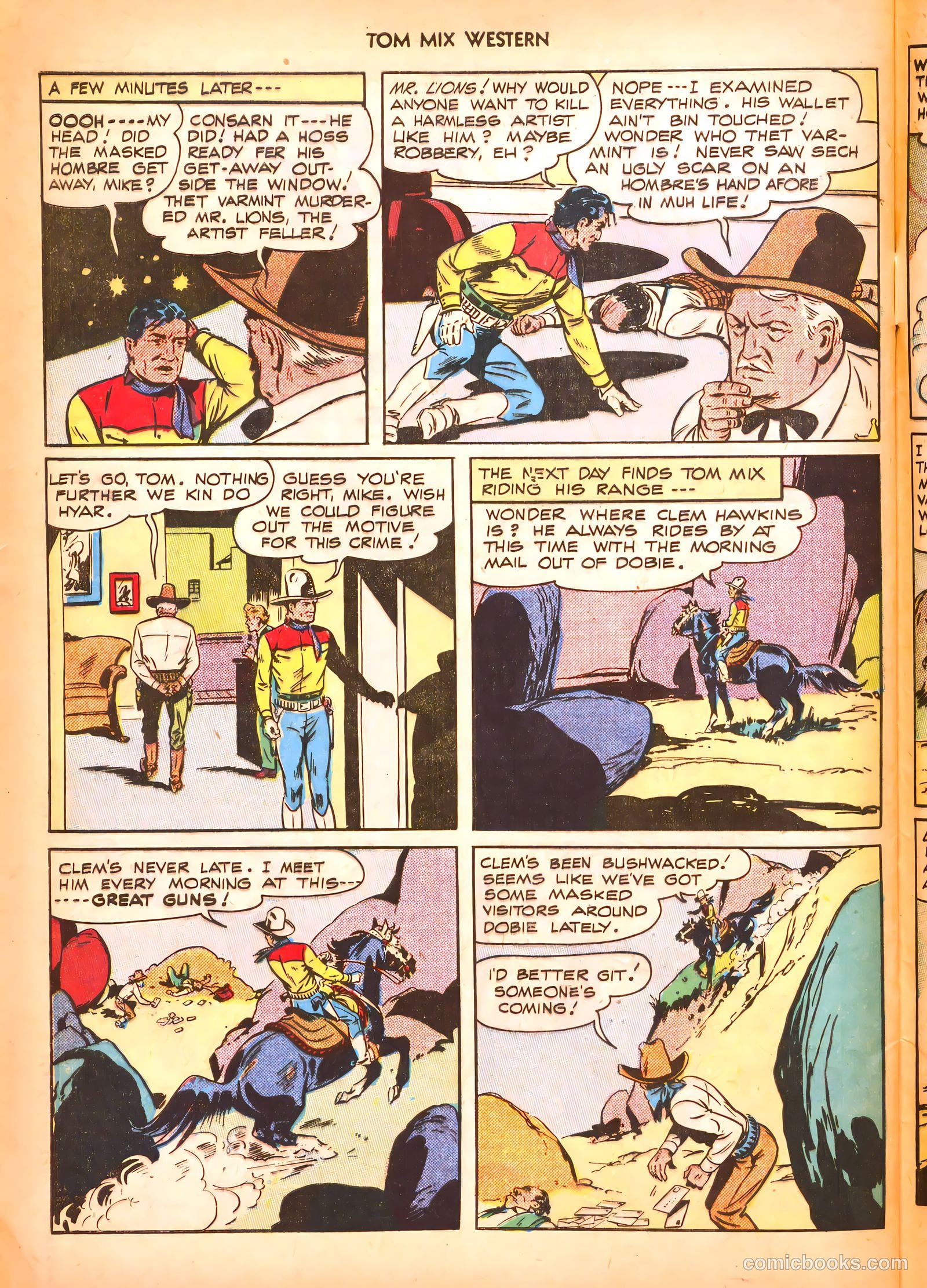 Tom Mix Western #11 — page 44 of 52
