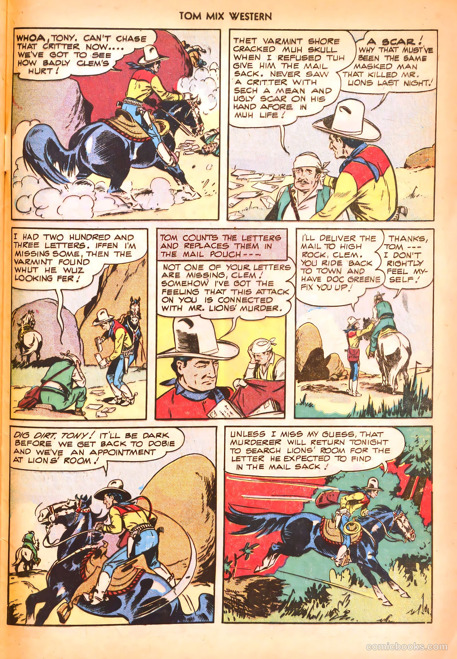 Tom Mix Western #11 — page 45 of 52