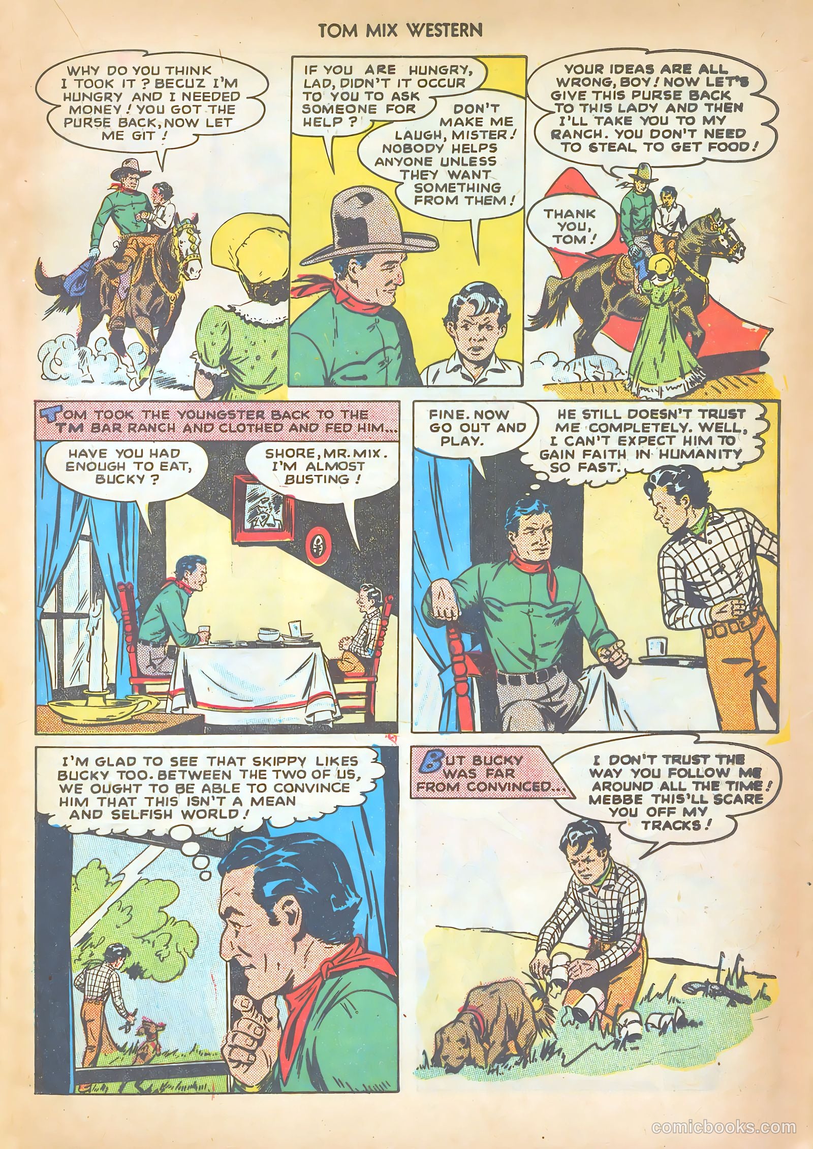 Tom Mix Western #12 — page 17 of 52