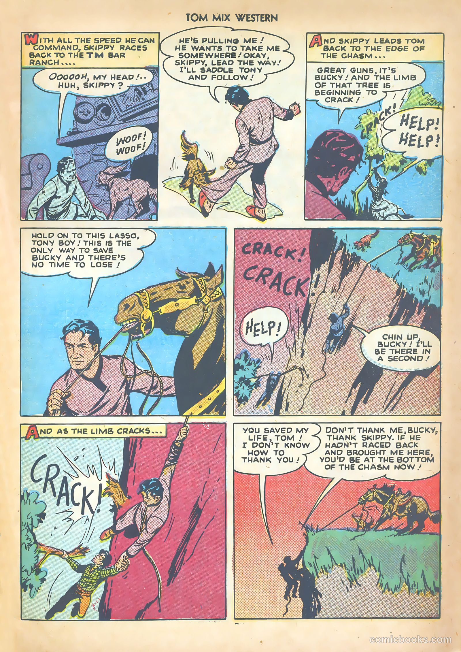 Tom Mix Western #12 — page 21 of 52