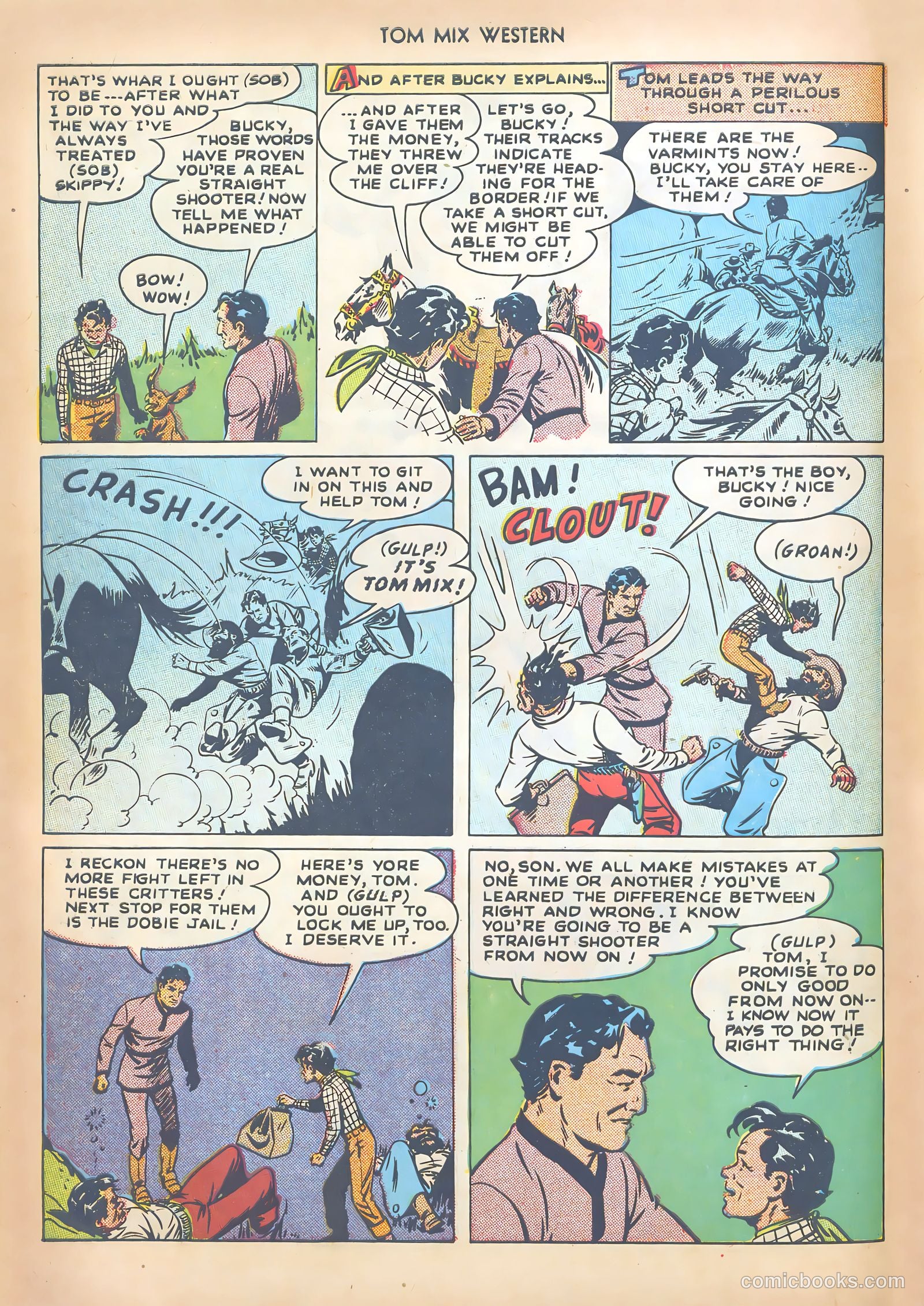 Tom Mix Western #12 — page 22 of 52