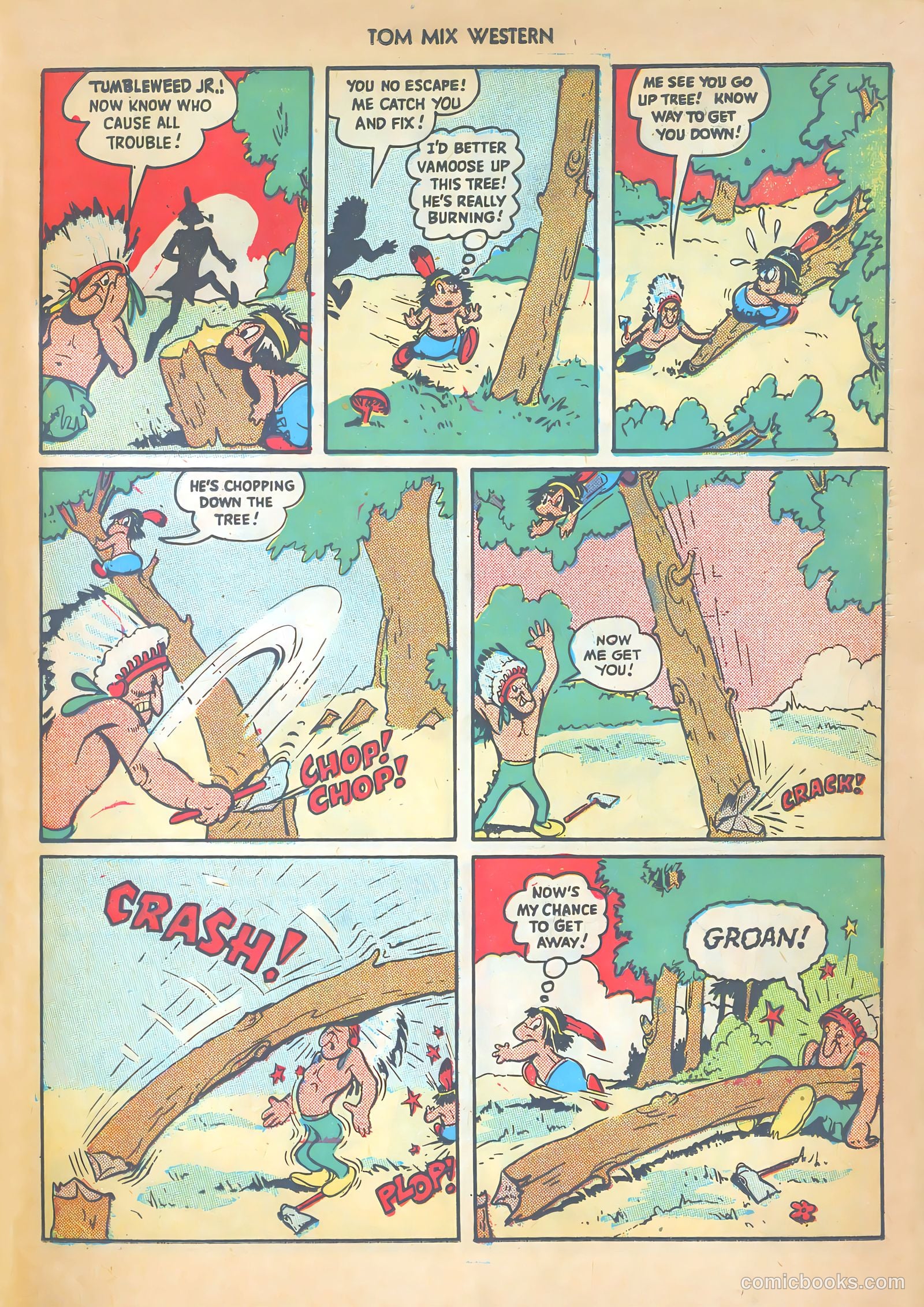 Tom Mix Western #12 — page 35 of 52