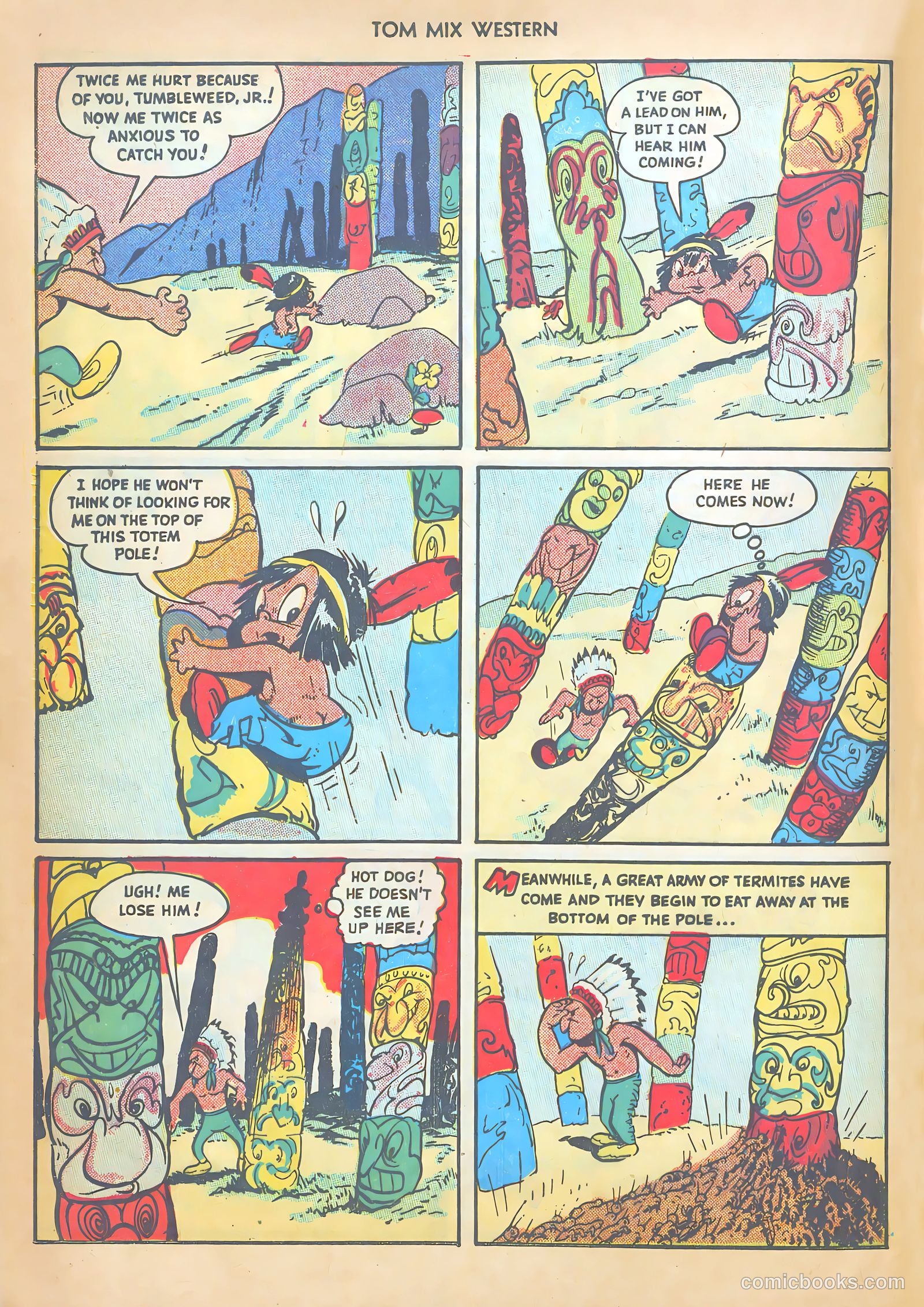 Tom Mix Western #12 — page 36 of 52