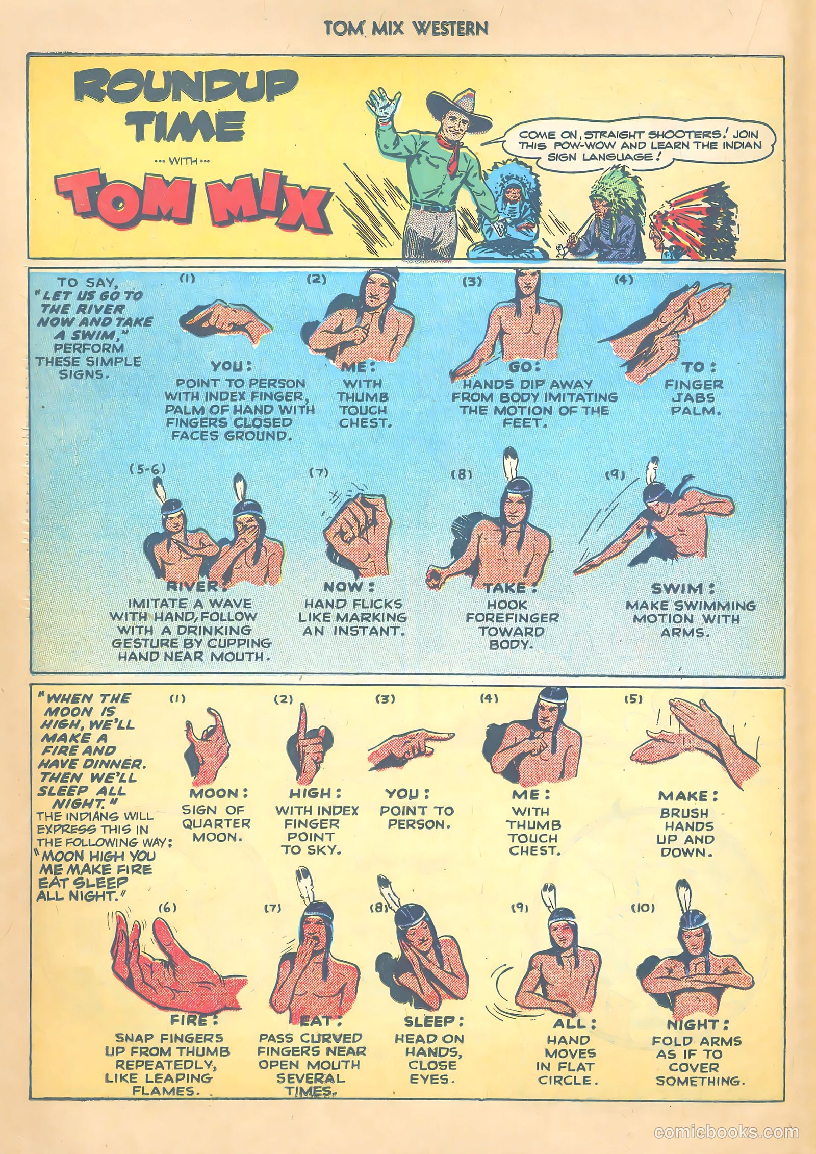 Tom Mix Western #12 — page 38 of 52
