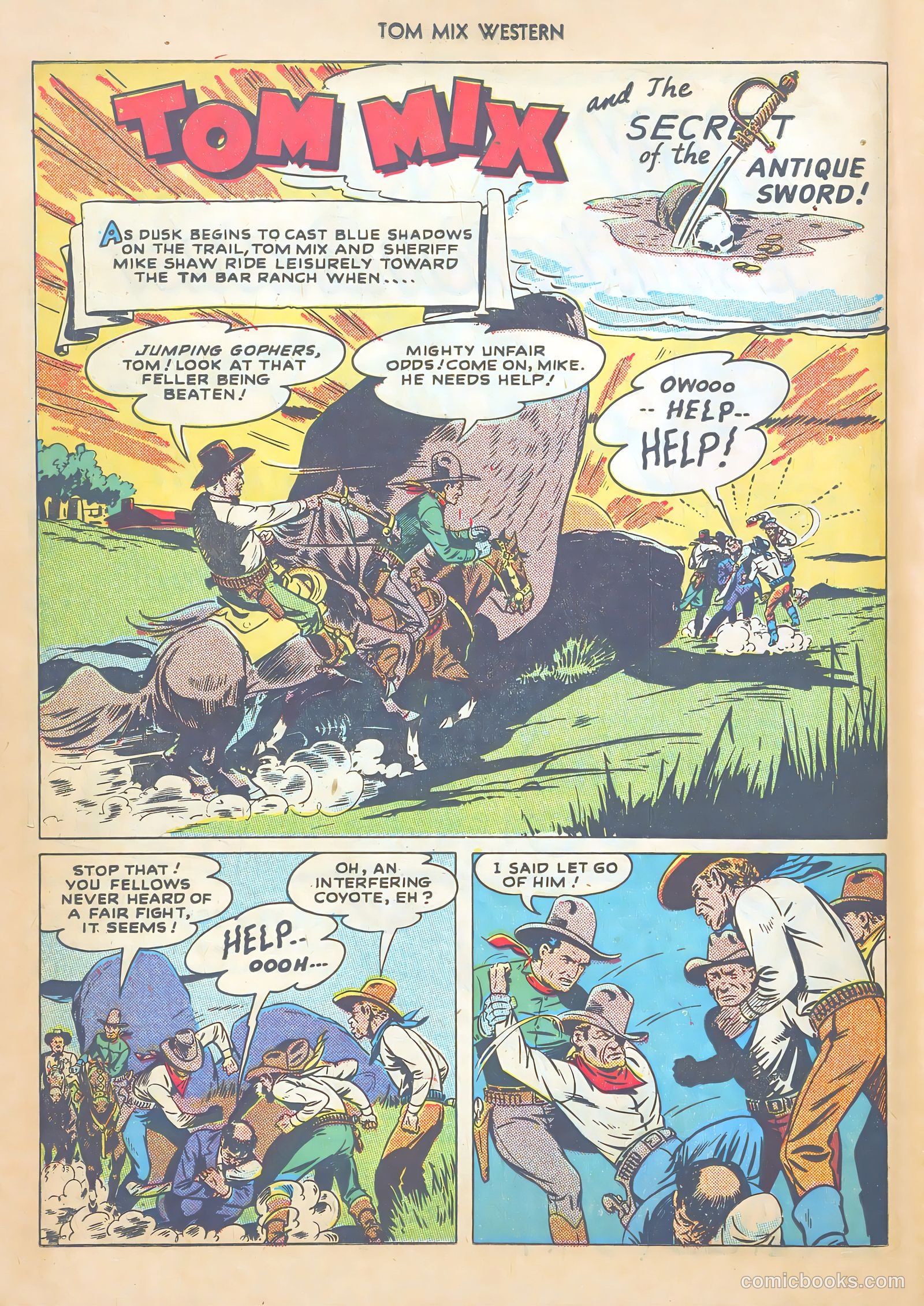 Tom Mix Western #12 — page 42 of 52