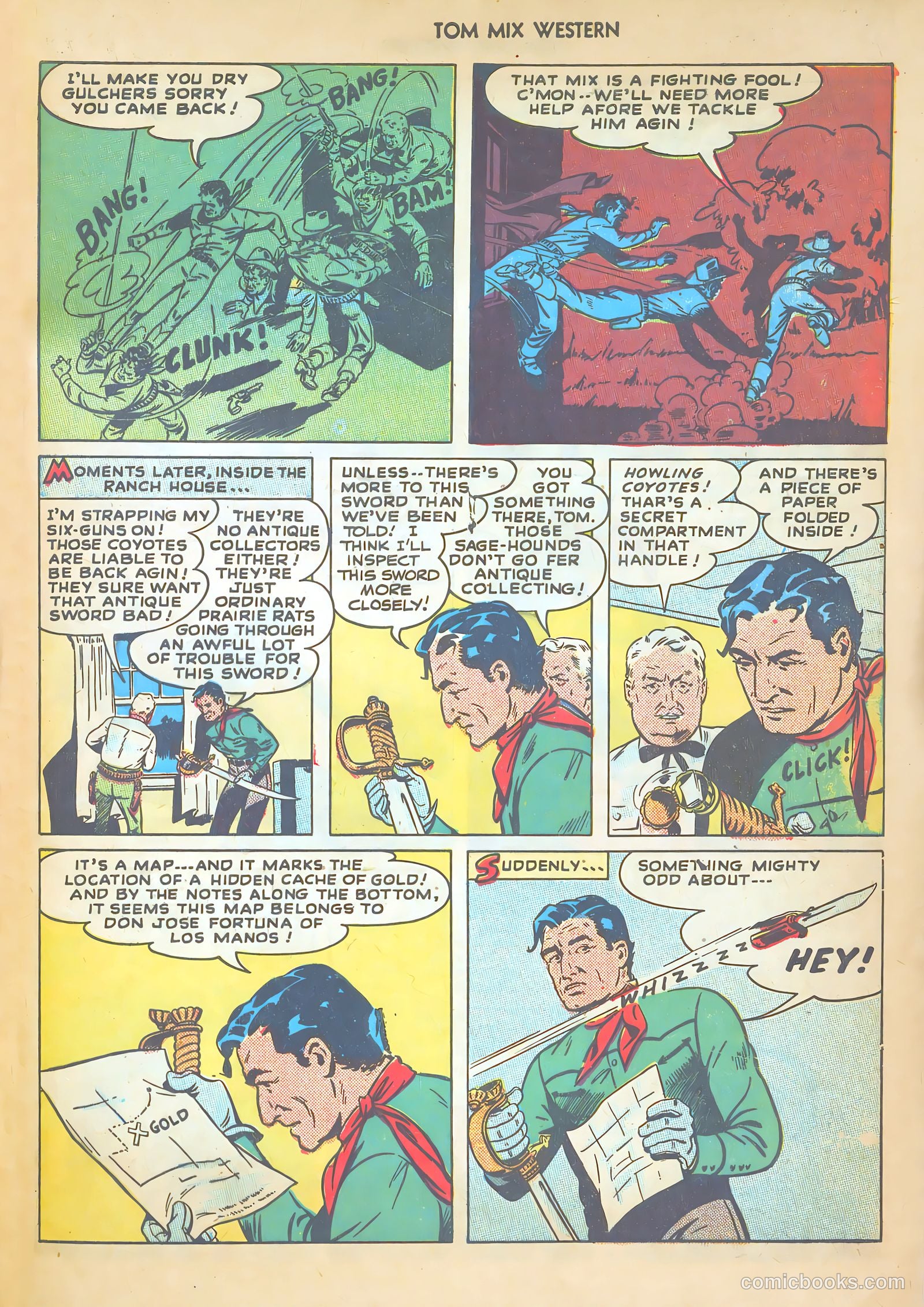 Tom Mix Western #12 — page 45 of 52