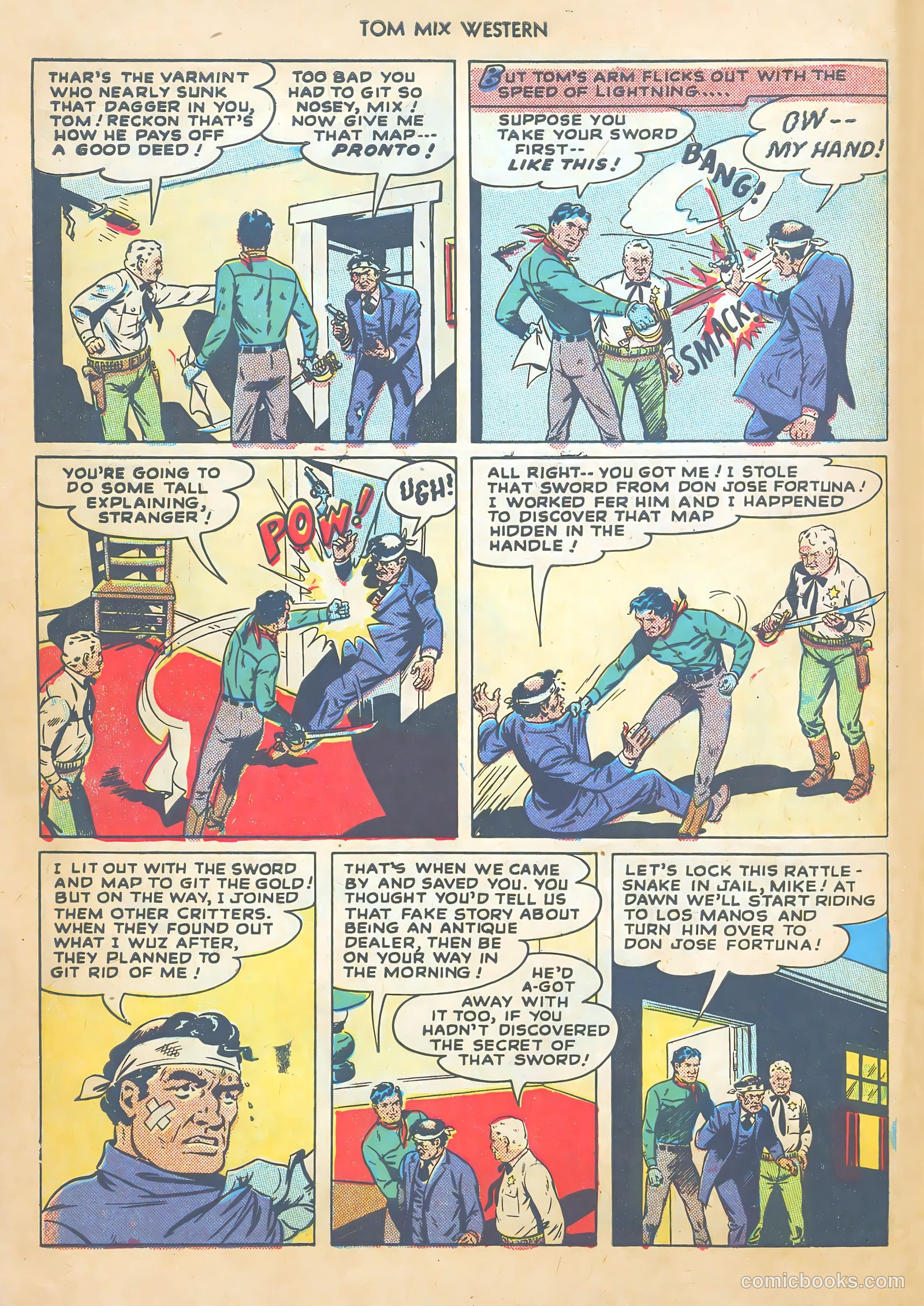 Tom Mix Western #12 — page 46 of 52