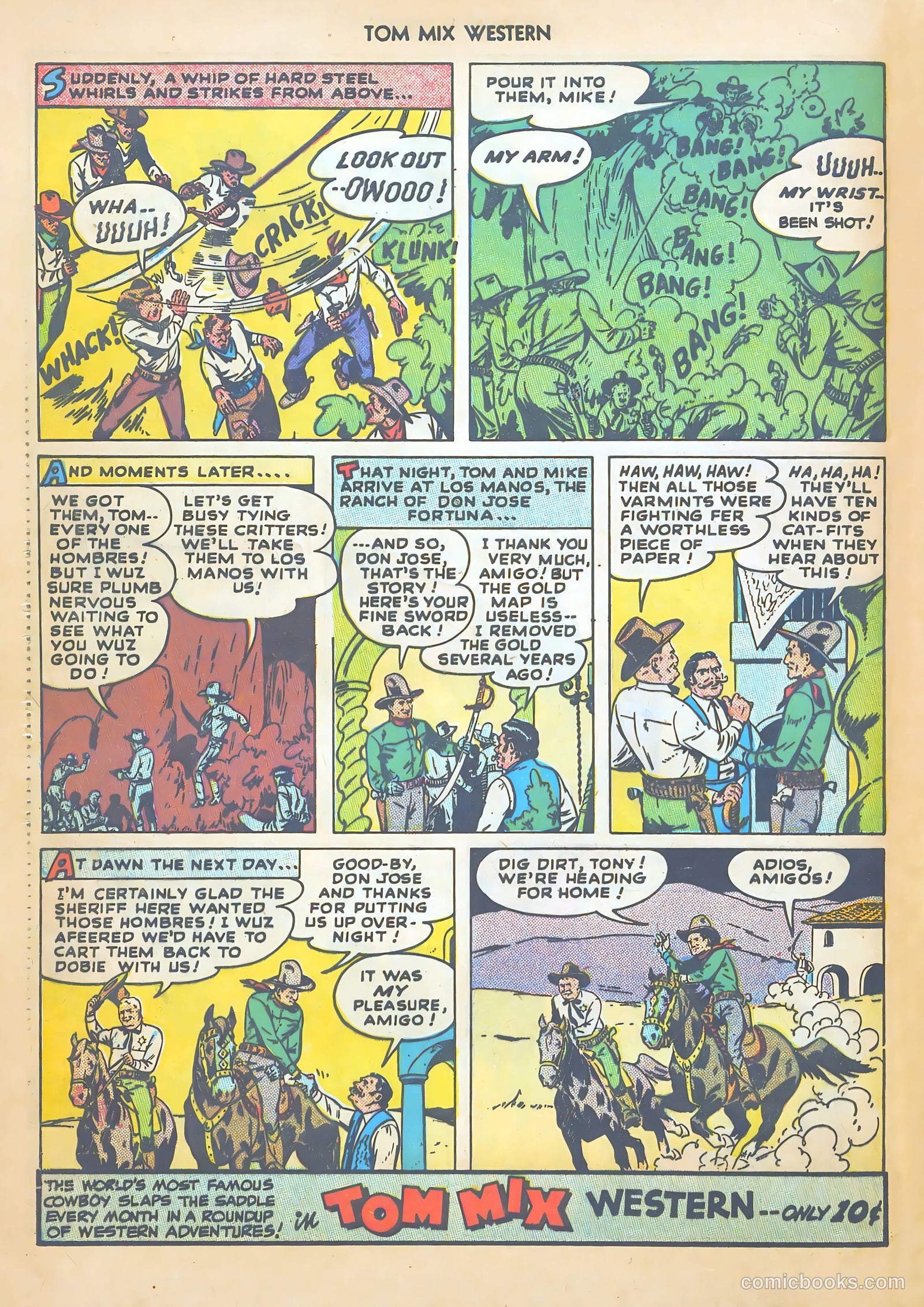 Tom Mix Western #12 — page 48 of 52