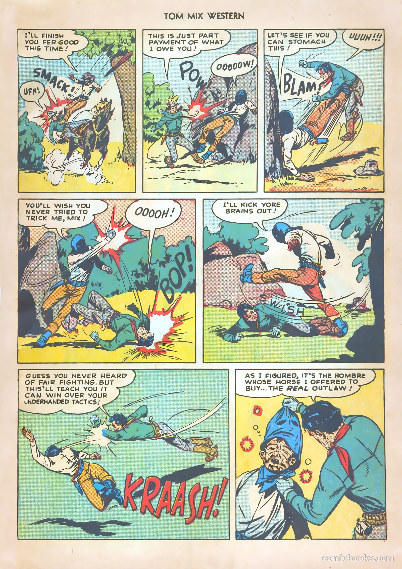 Tom Mix Western #13 — page 21 of 52