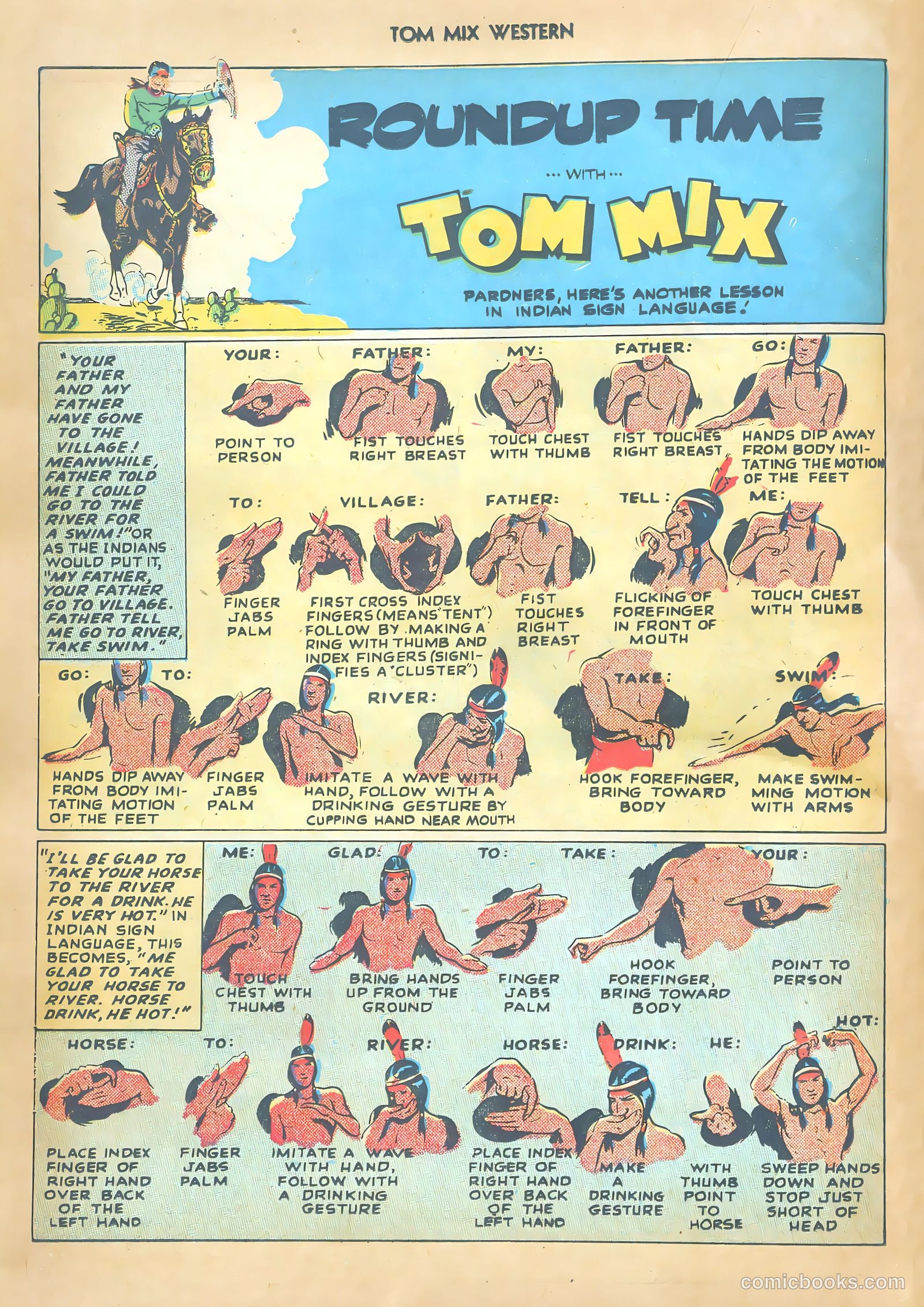 Tom Mix Western #13 — page 38 of 52