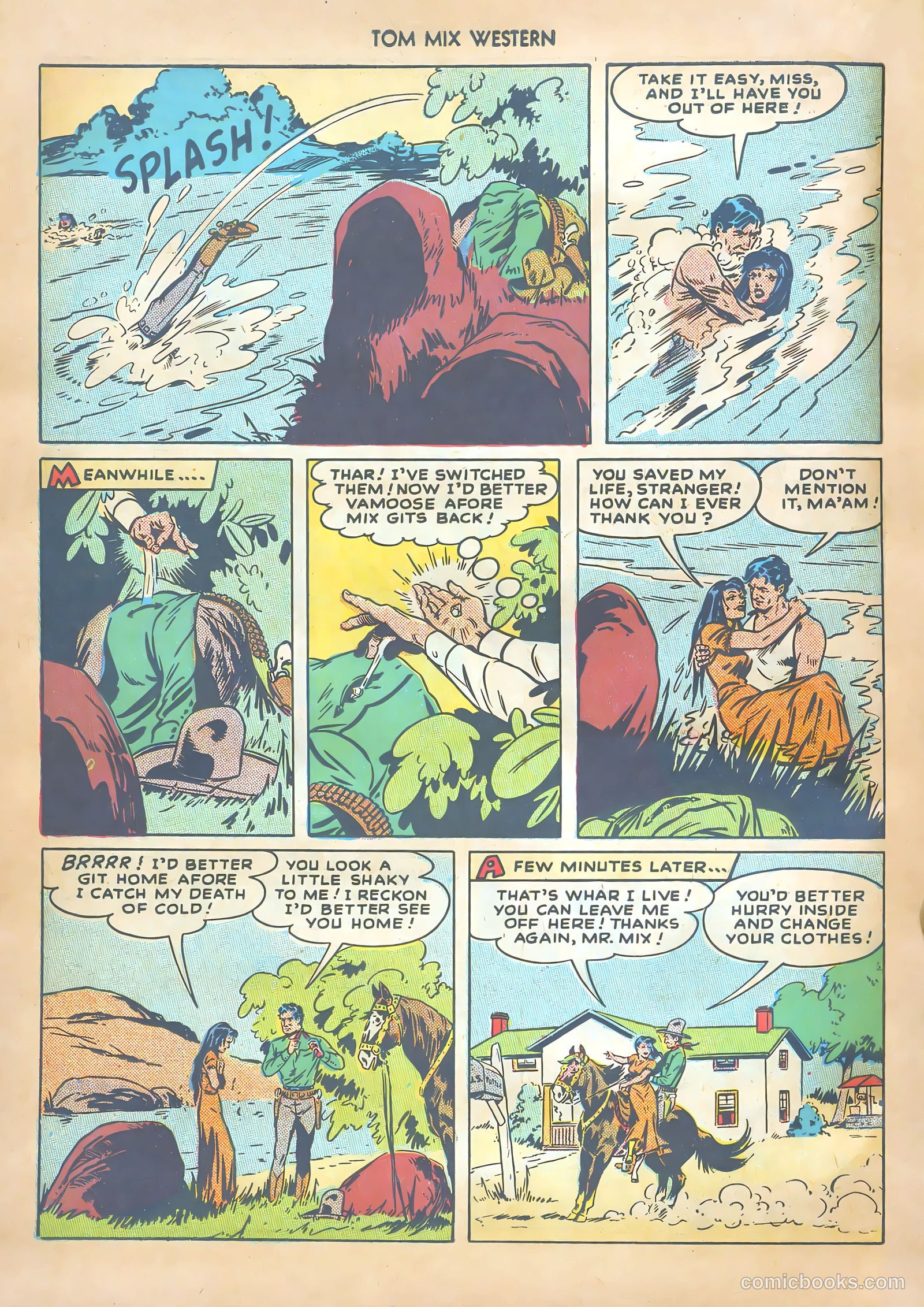Tom Mix Western #13 — page 42 of 52
