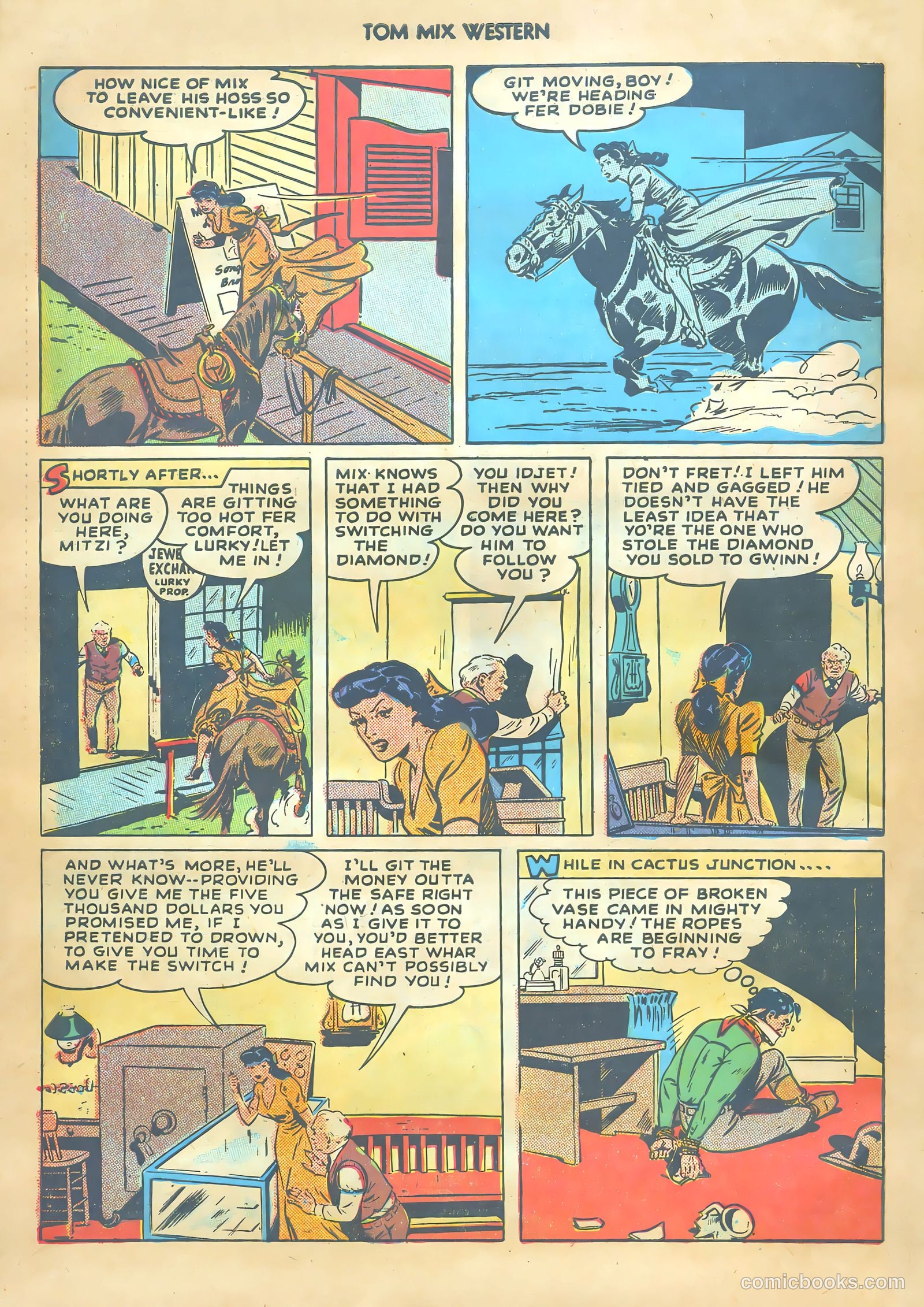 Tom Mix Western #13 — page 46 of 52