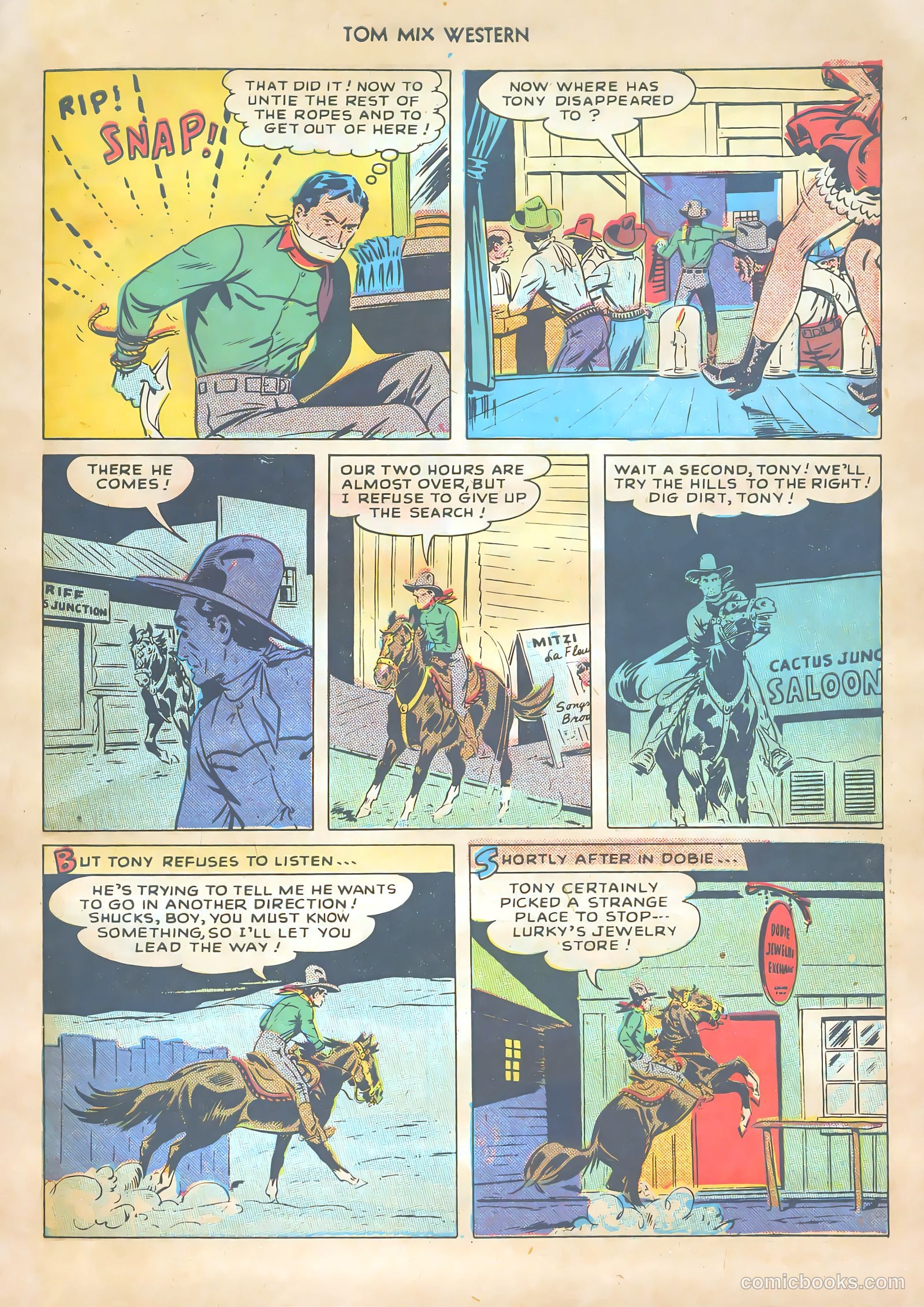 Tom Mix Western #13 — page 47 of 52