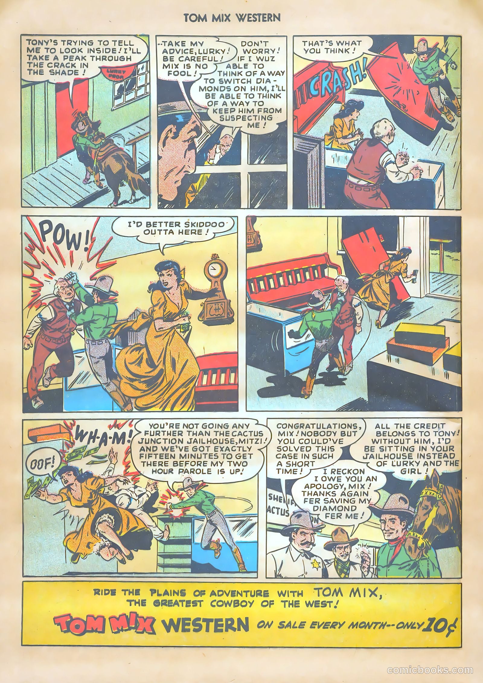 Tom Mix Western #13 — page 48 of 52