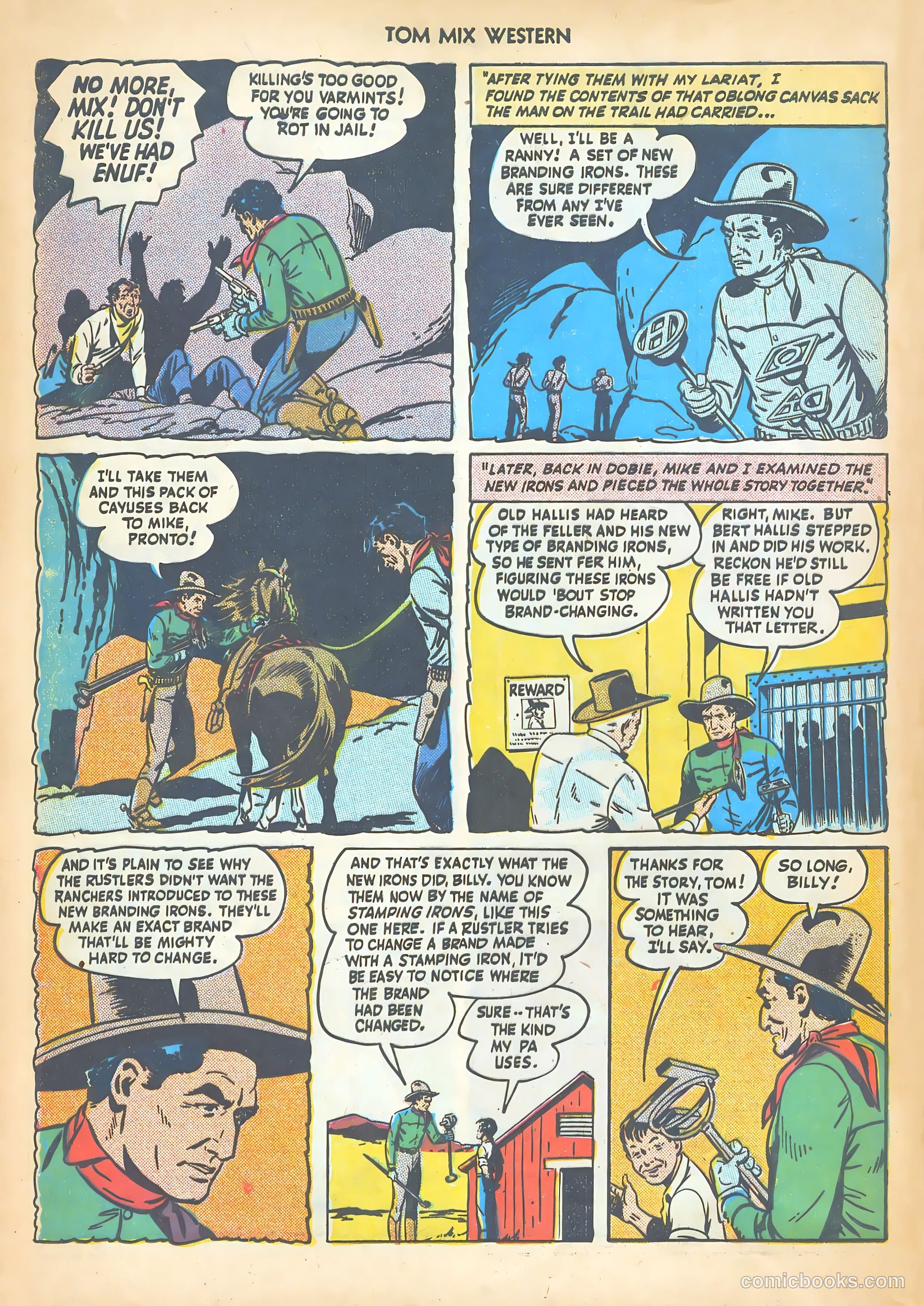 Tom Mix Western #14 — page 48 of 52