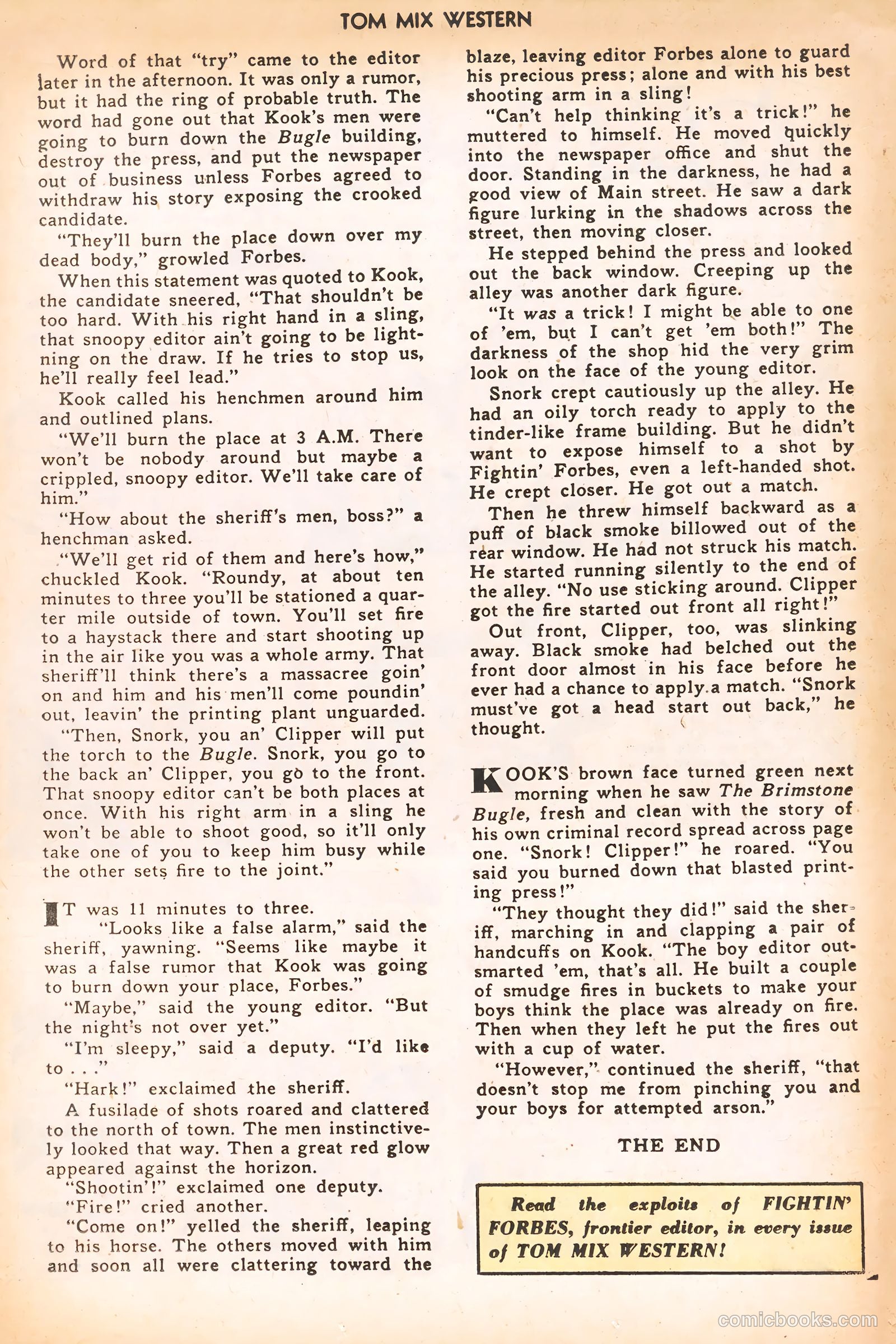 Tom Mix Western #15 — page 25 of 52
