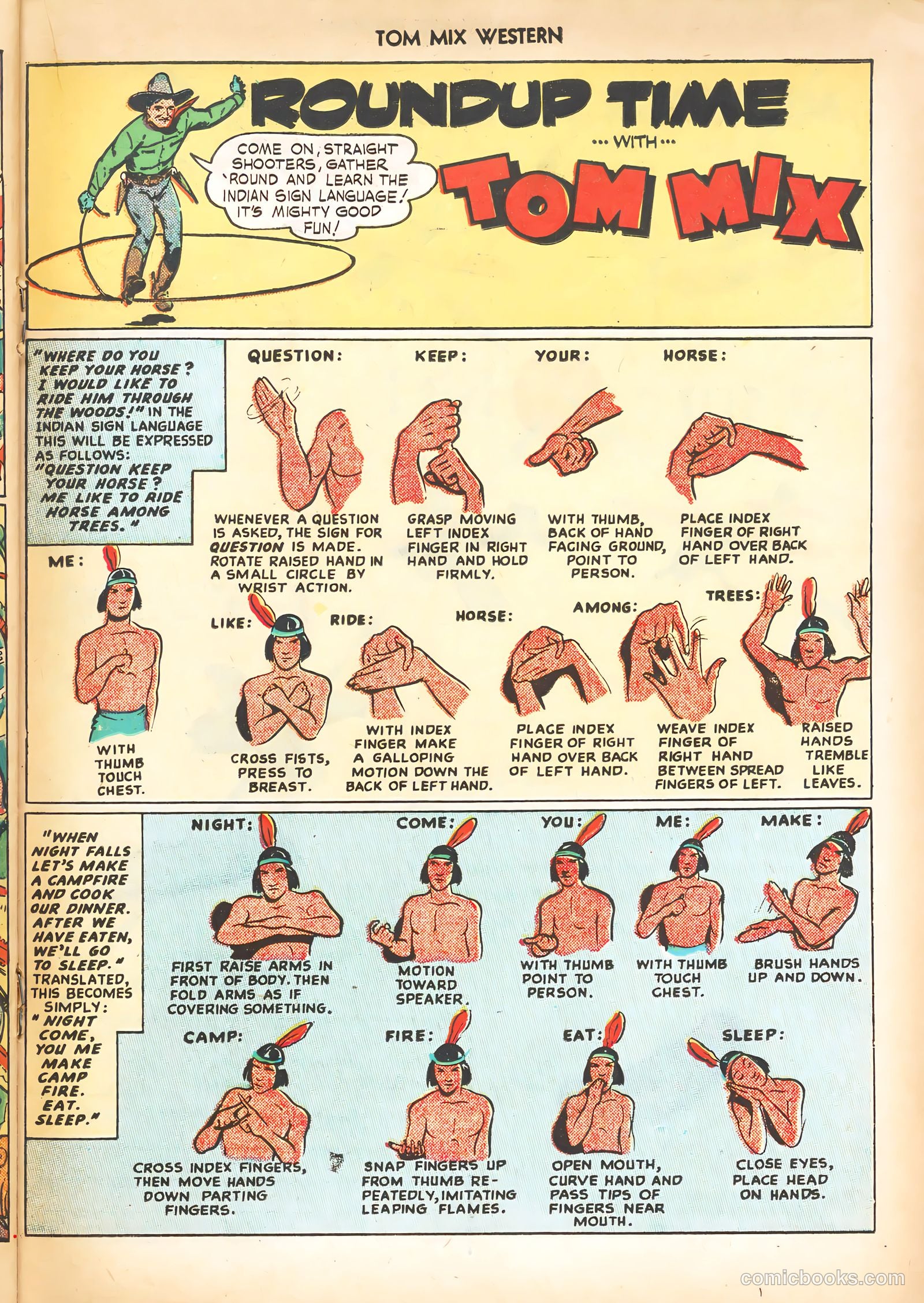 Tom Mix Western #15 — page 35 of 52