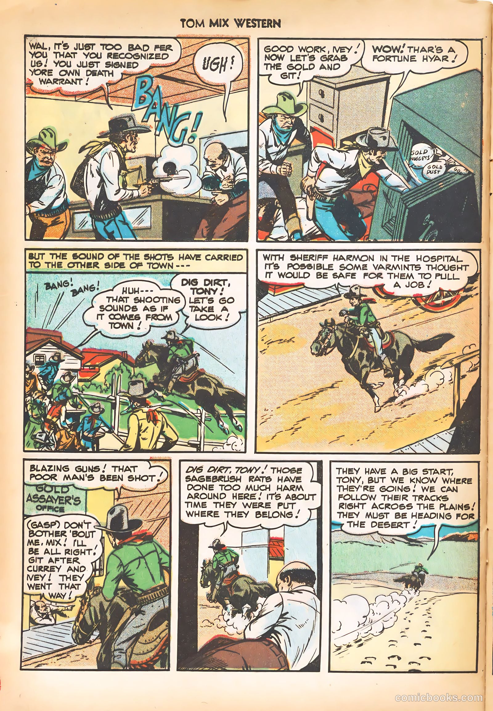 Tom Mix Western #15 — page 44 of 52