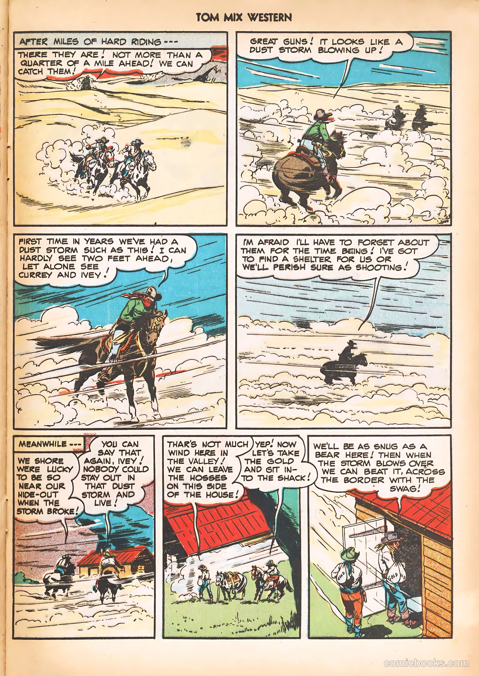 Tom Mix Western #15 — page 45 of 52