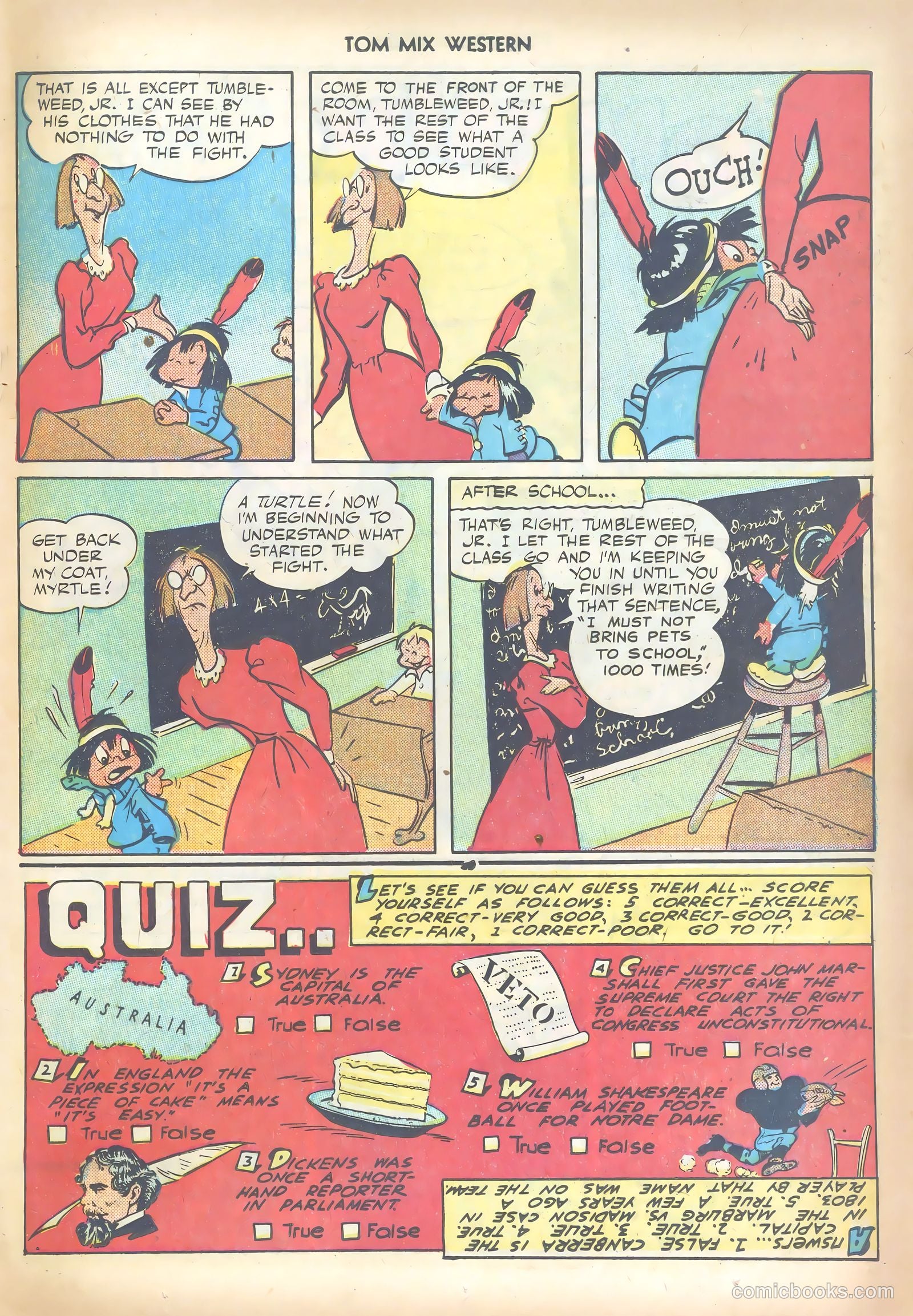 Tom Mix Western #16 — page 27 of 52