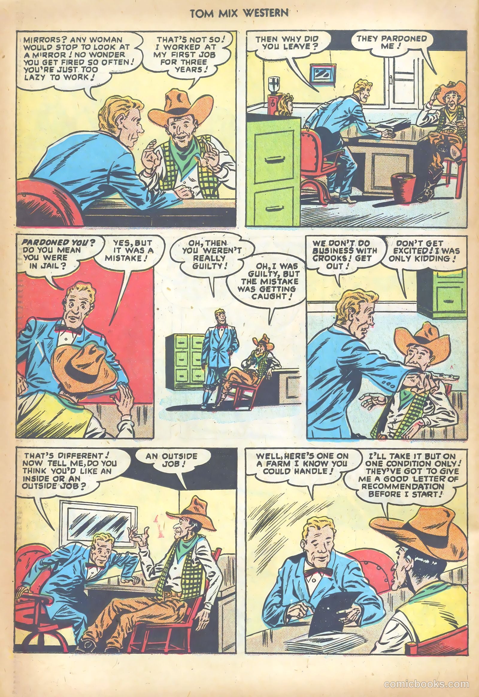 Tom Mix Western #16 — page 38 of 52