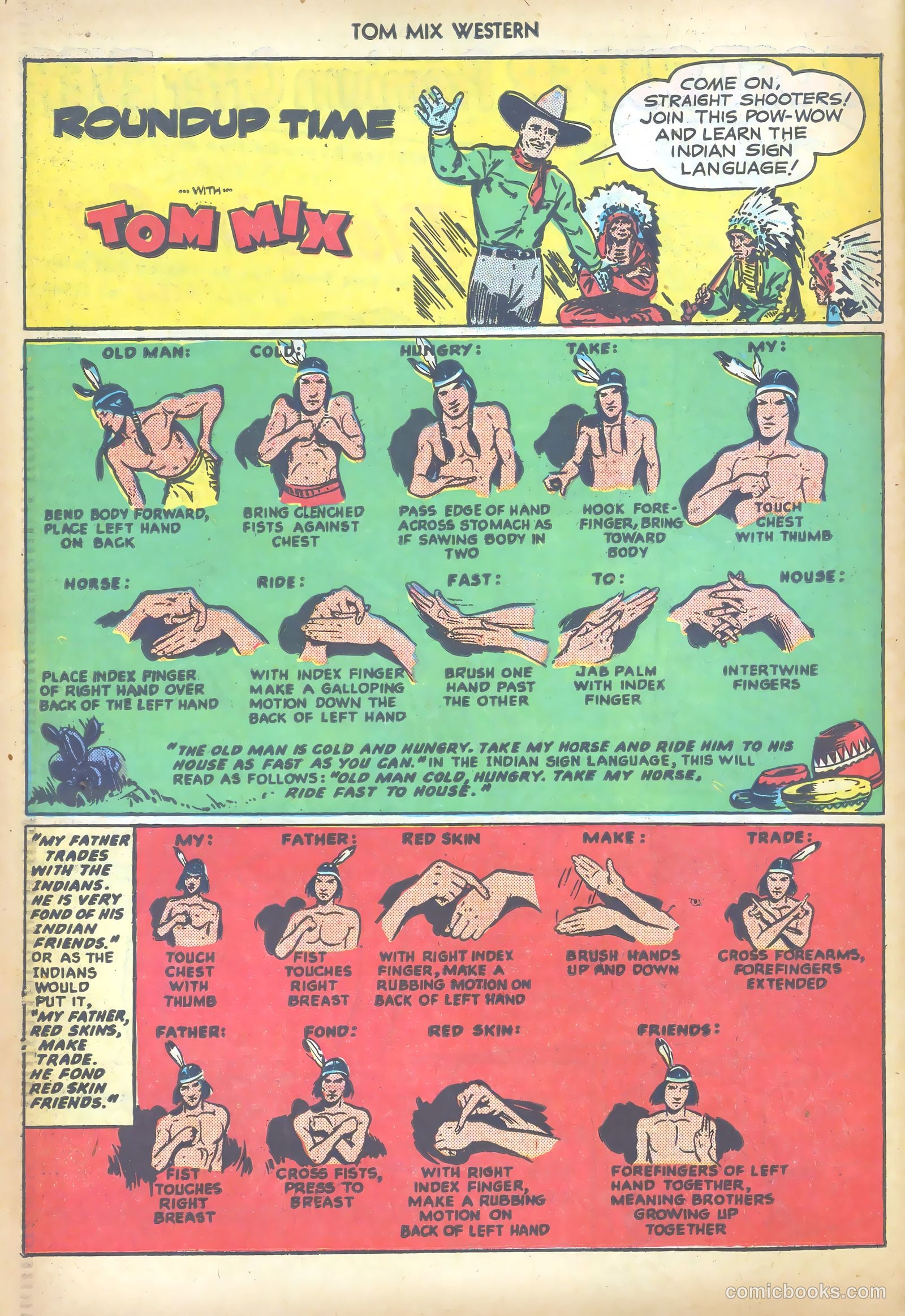 Tom Mix Western #16 — page 42 of 52
