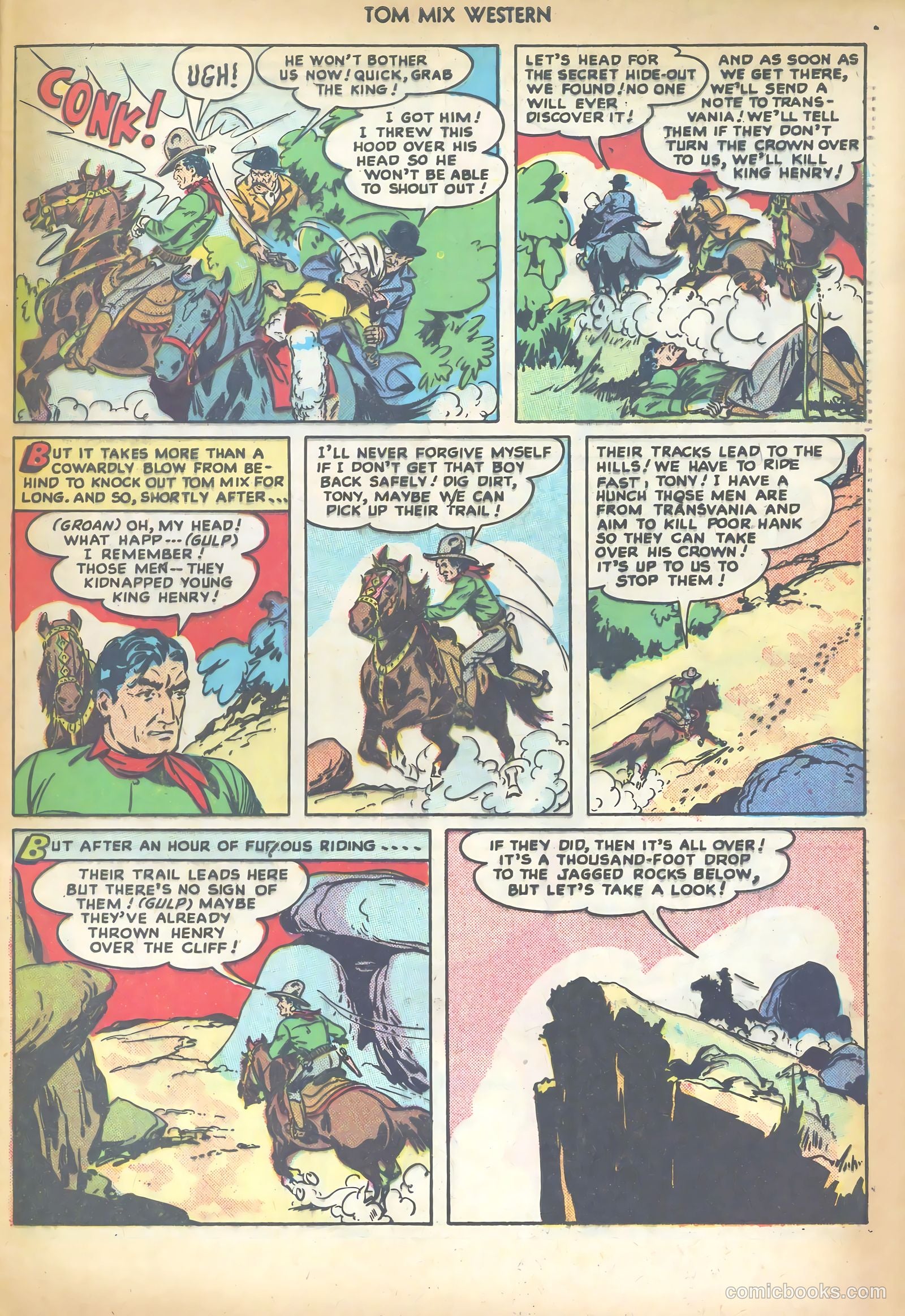 Tom Mix Western #16 — page 45 of 52