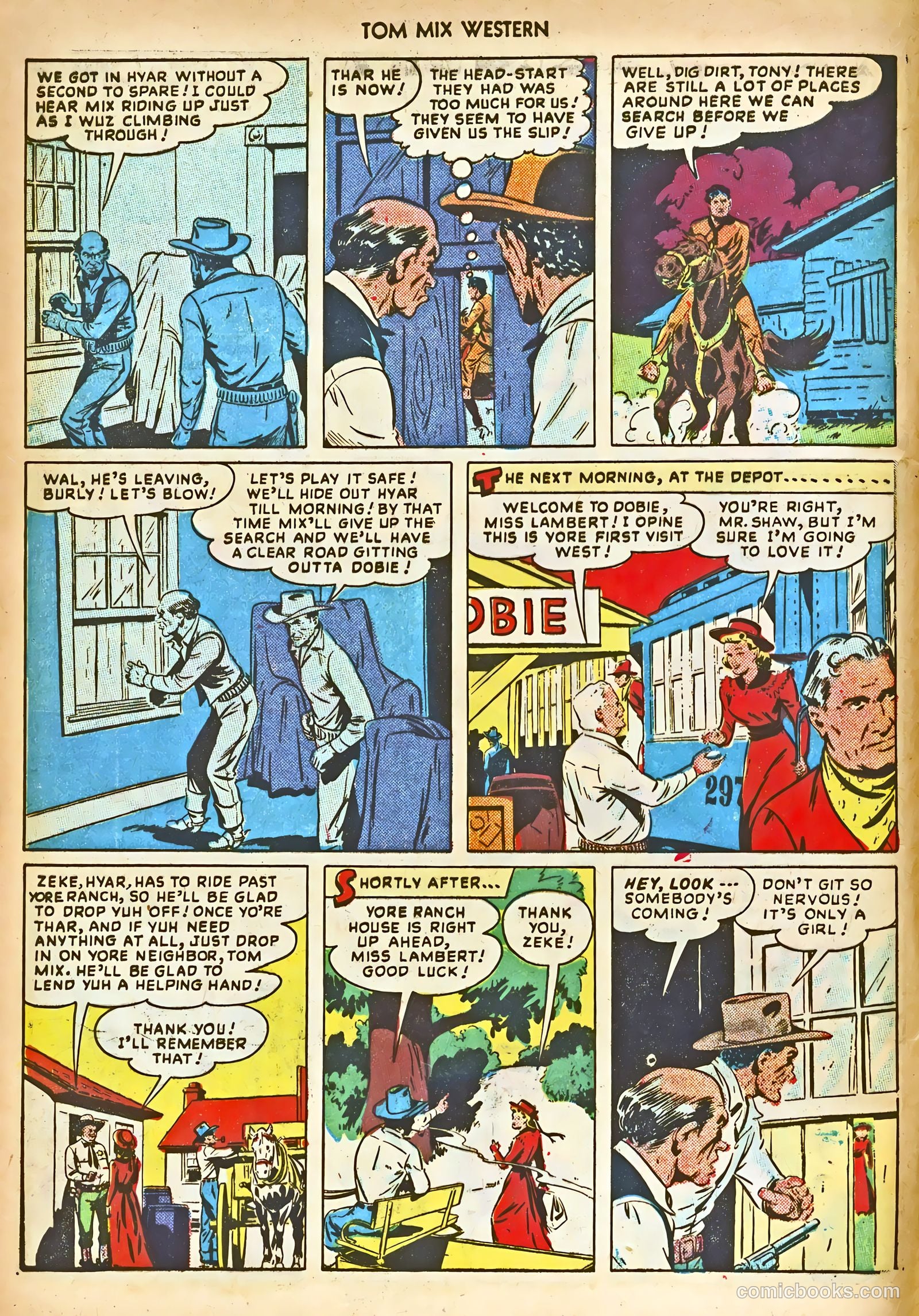 Tom Mix Western #17 — page 8 of 52