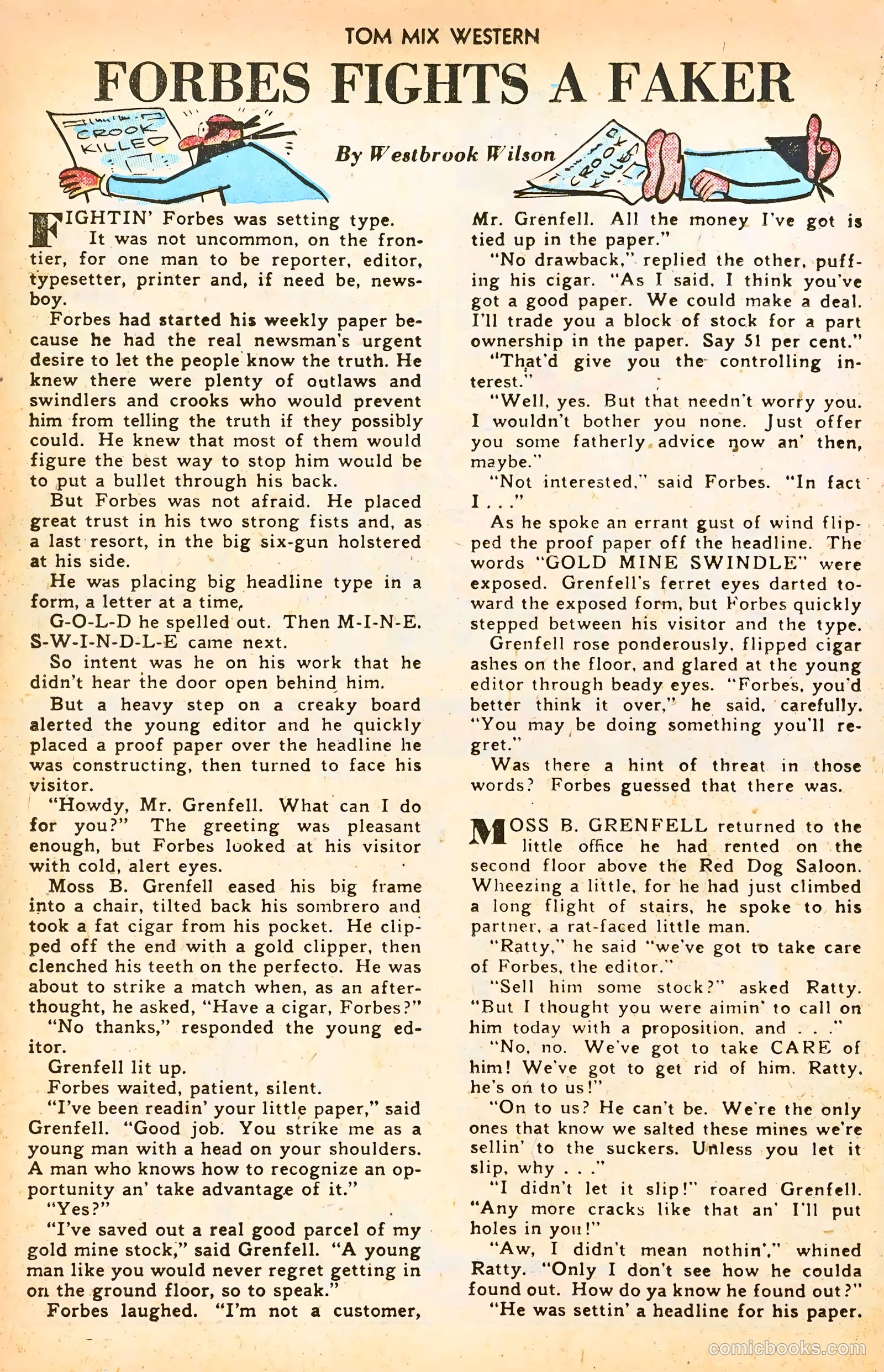 Tom Mix Western #17 — page 28 of 52