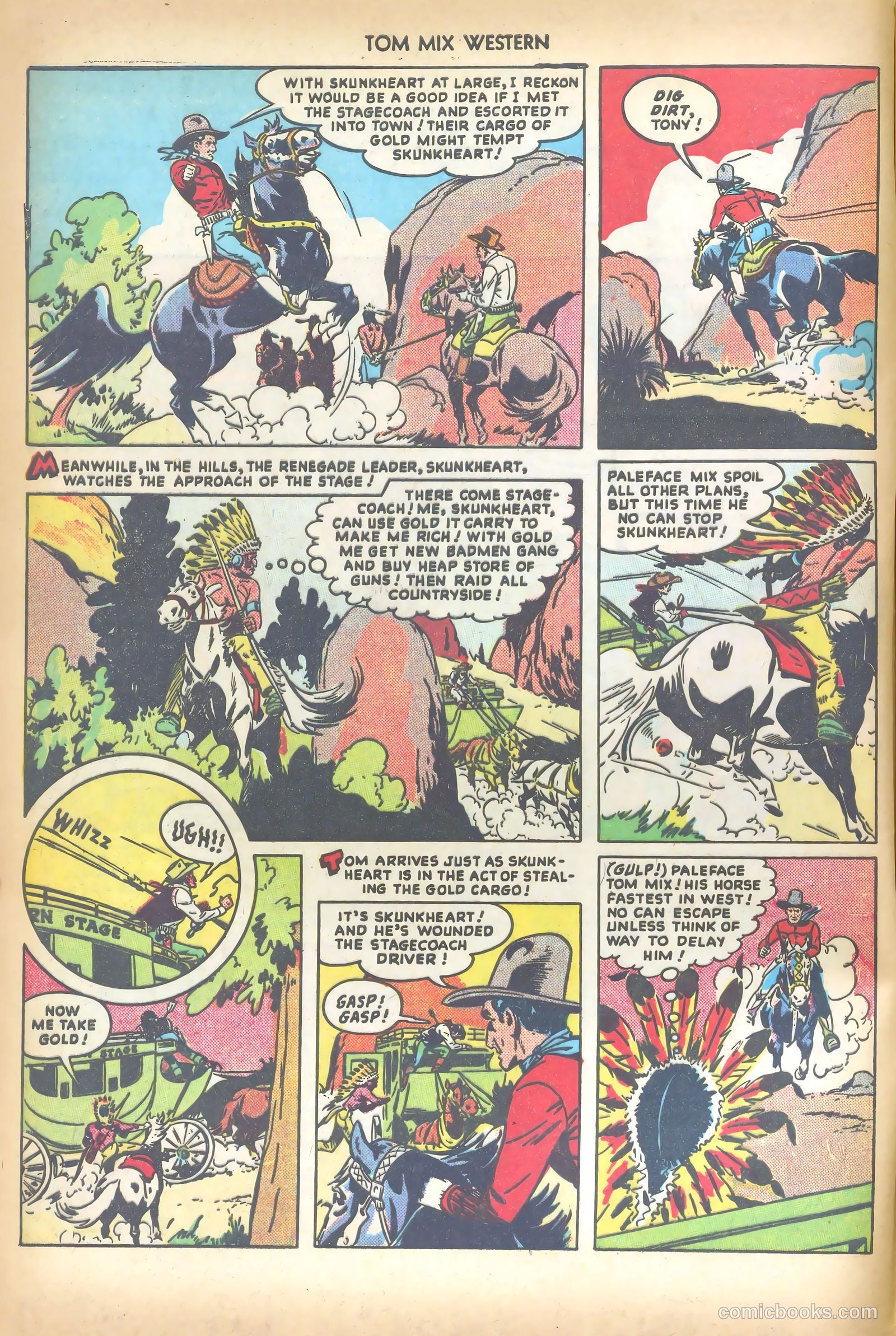Tom Mix Western #18 — page 4 of 36