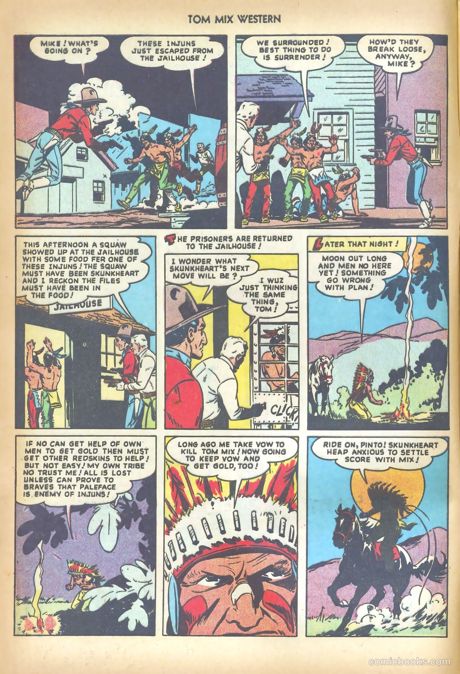 Tom Mix Western #18 — page 8 of 36