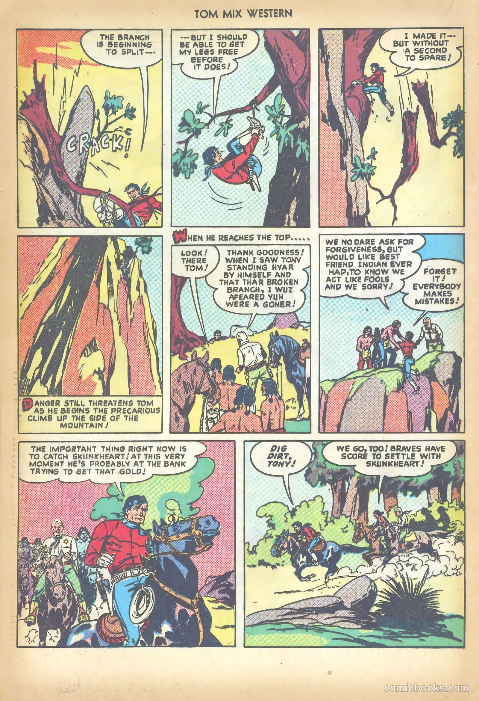 Tom Mix Western #18 — page 20 of 36