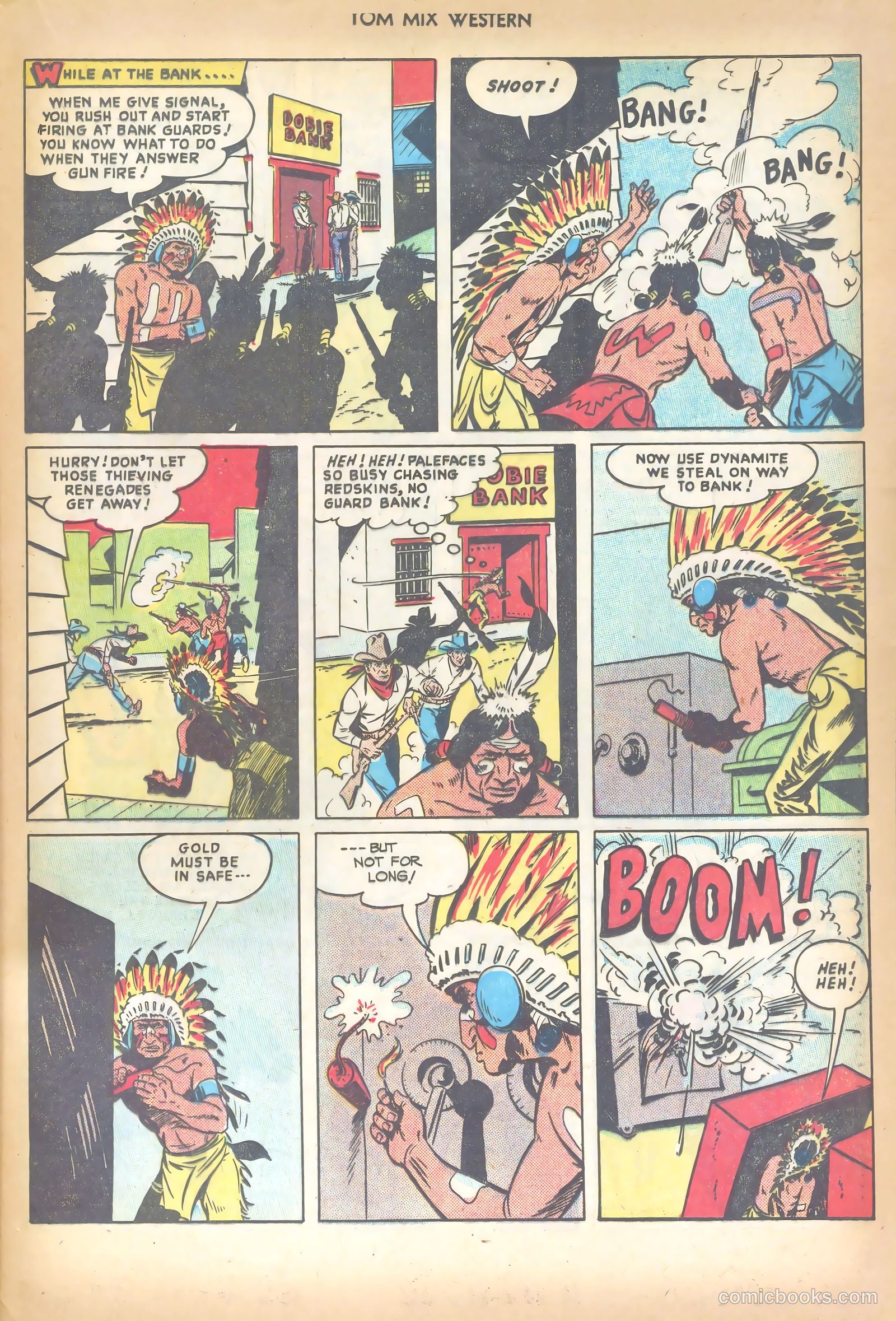 Tom Mix Western #18 — page 21 of 36