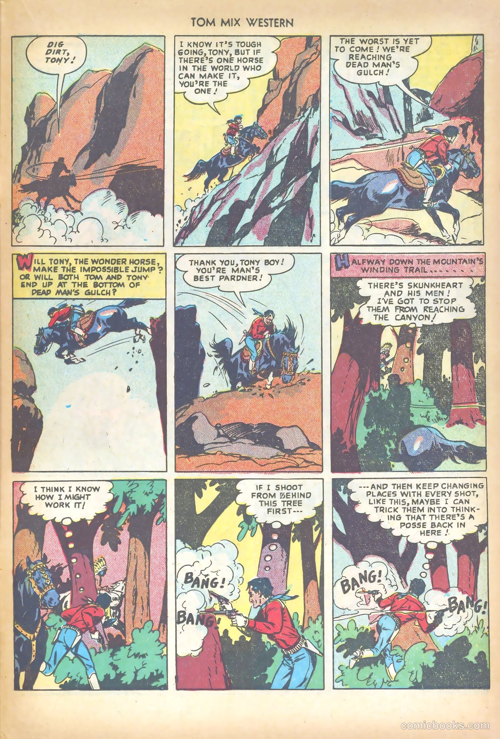 Tom Mix Western #18 — page 23 of 36