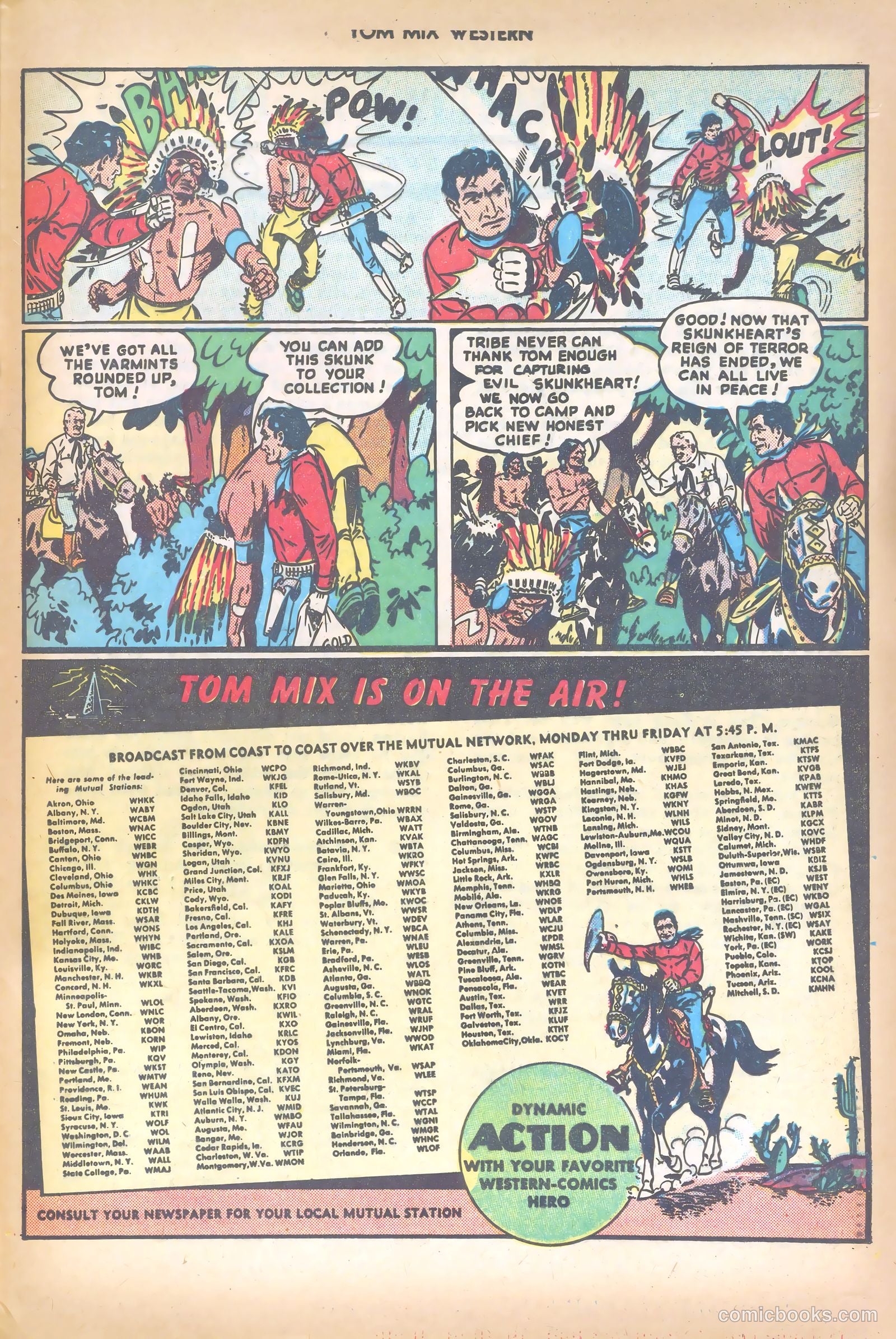 Tom Mix Western #18 — page 25 of 36