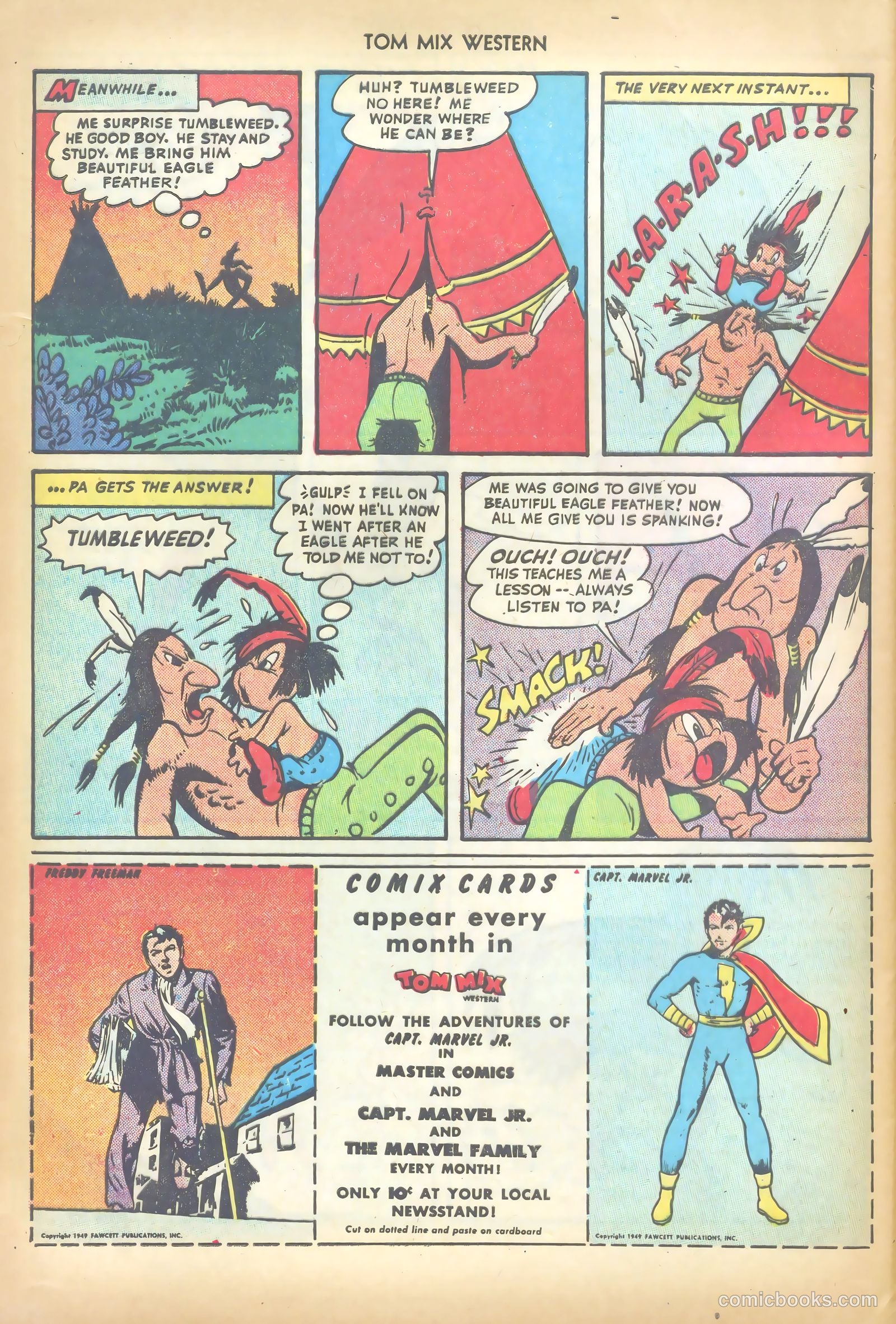 Tom Mix Western #18 — page 32 of 36