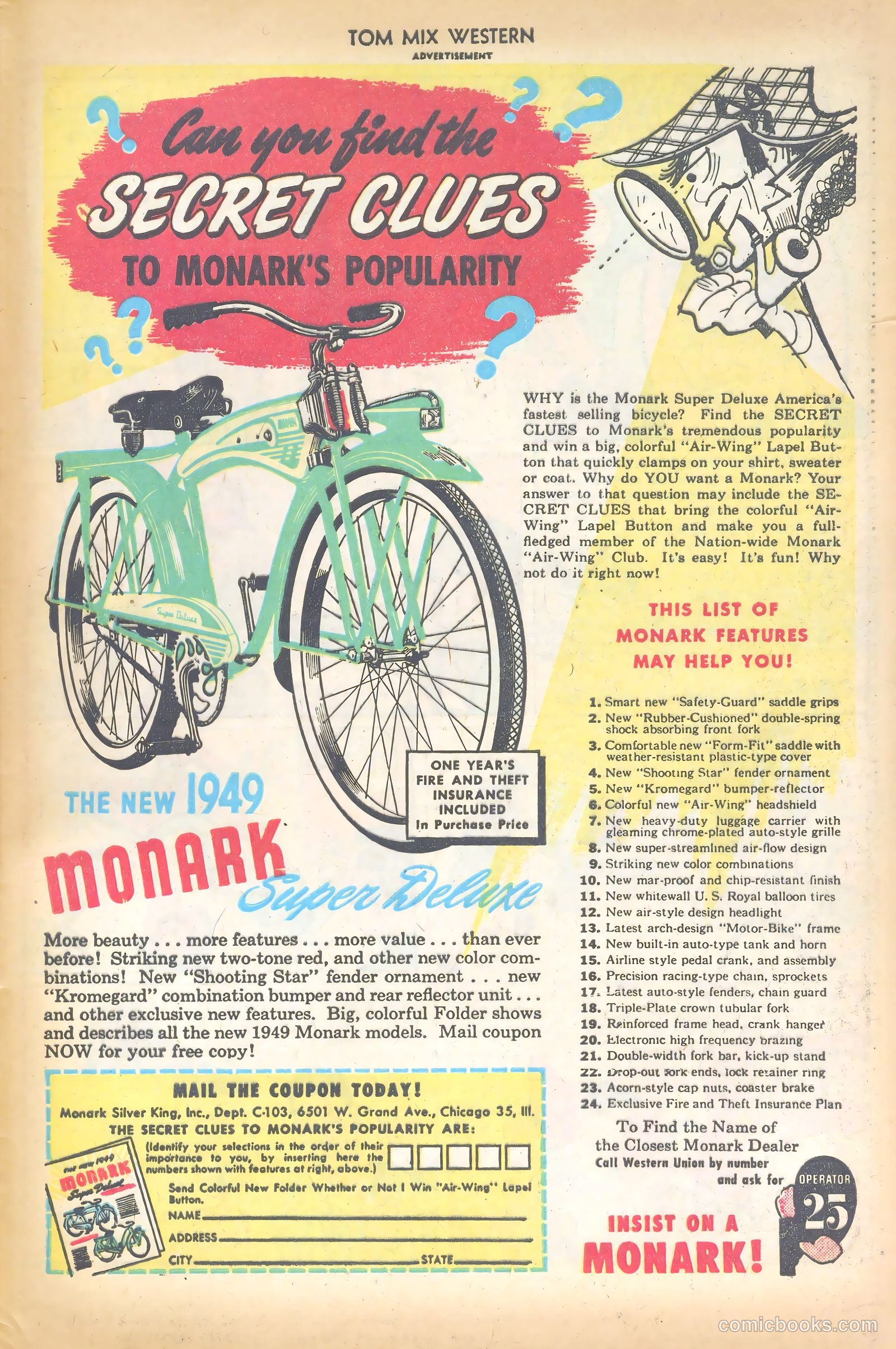 Tom Mix Western #18 — page 33 of 36