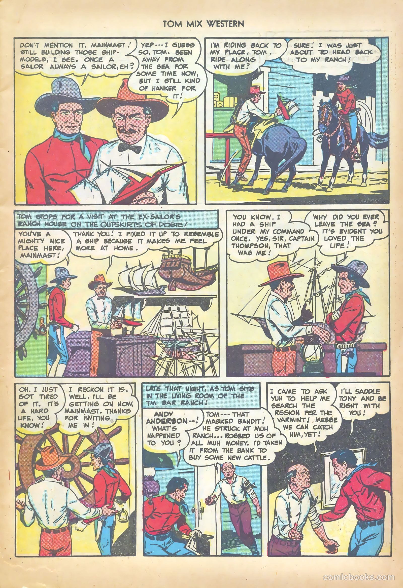 Tom Mix Western #19 — page 7 of 52