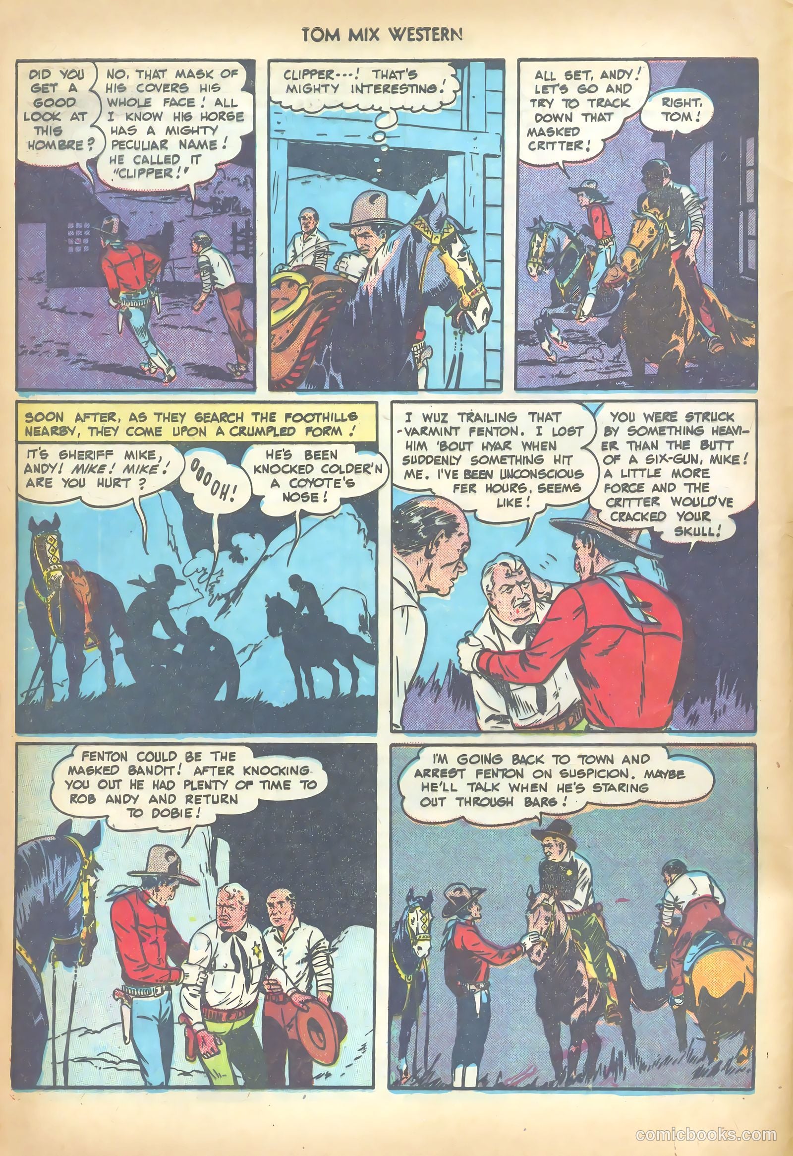 Tom Mix Western #19 — page 8 of 52
